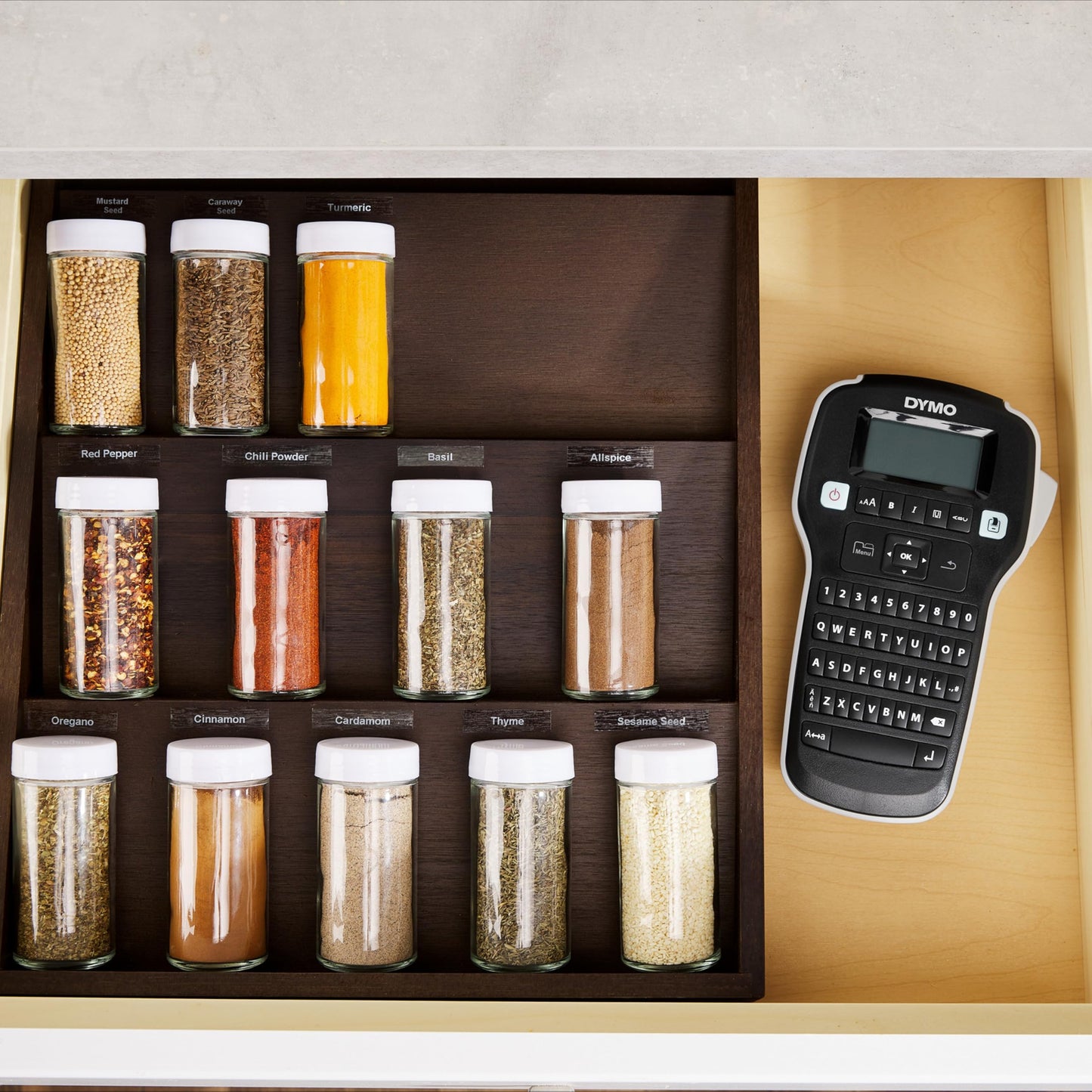 DYMO LabelManager 160 Portable Label Maker, Easy-to-Use, One-Touch Smart Keys, QWERTY Keyboard, Large Display Label Printer for Home & Office Organization