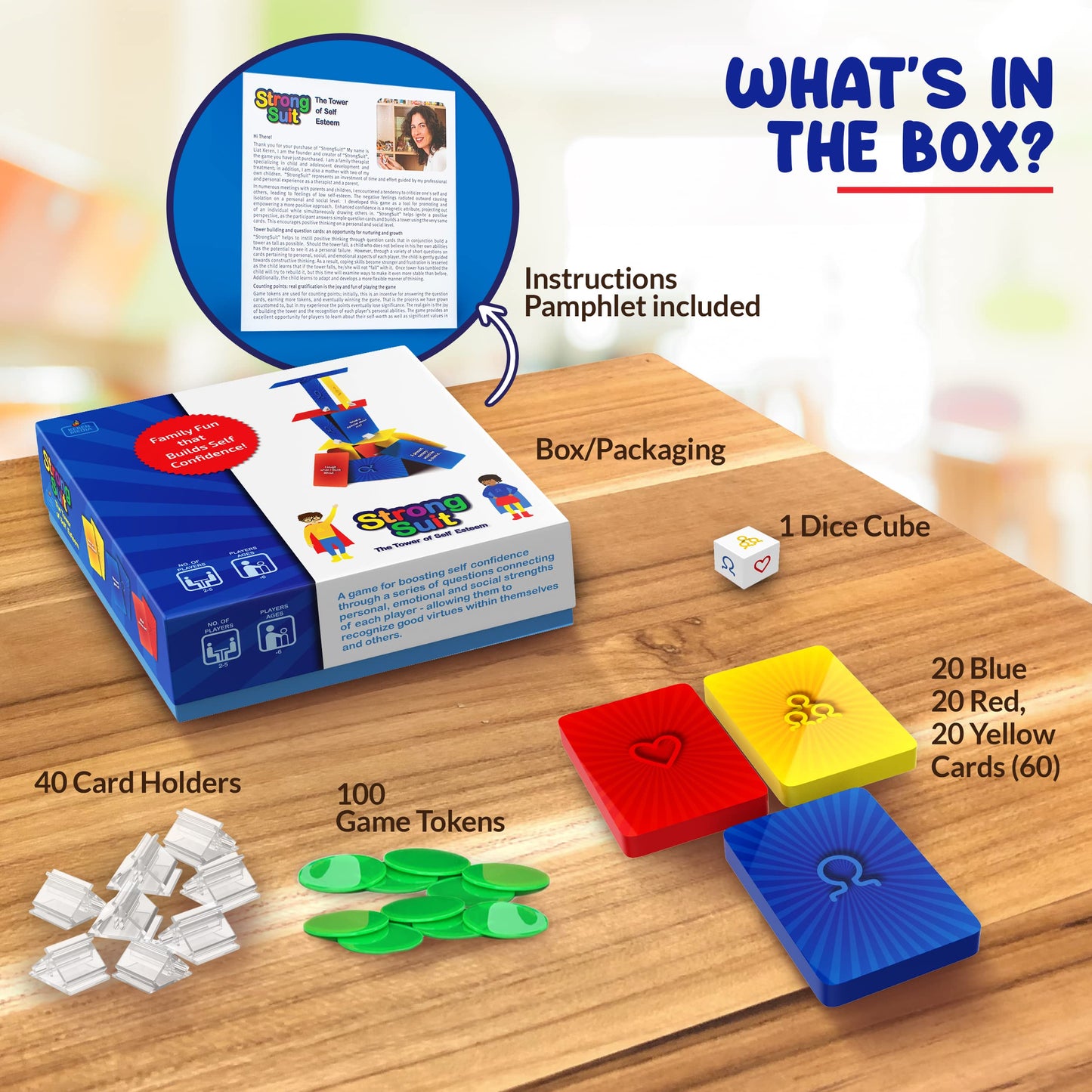 StrongSuit - The Tower of Self Esteem, Family Play Therapy Game For Kids, Teens | Tools to Boost Social Skills, Creativity, Emotion Regulation, Mindfulness - Used by Therapists, Counselors and Parents