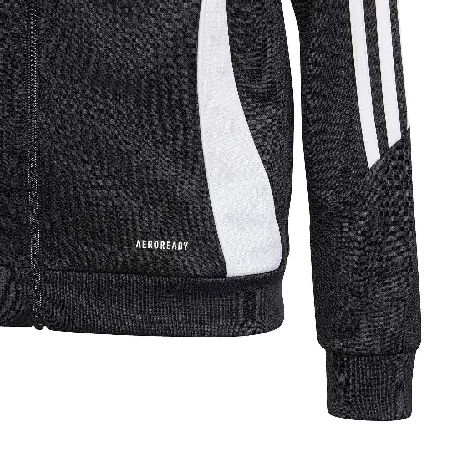 adidas Unisex-Kids Tiro 24 Training Jacket, Black/White, Medium