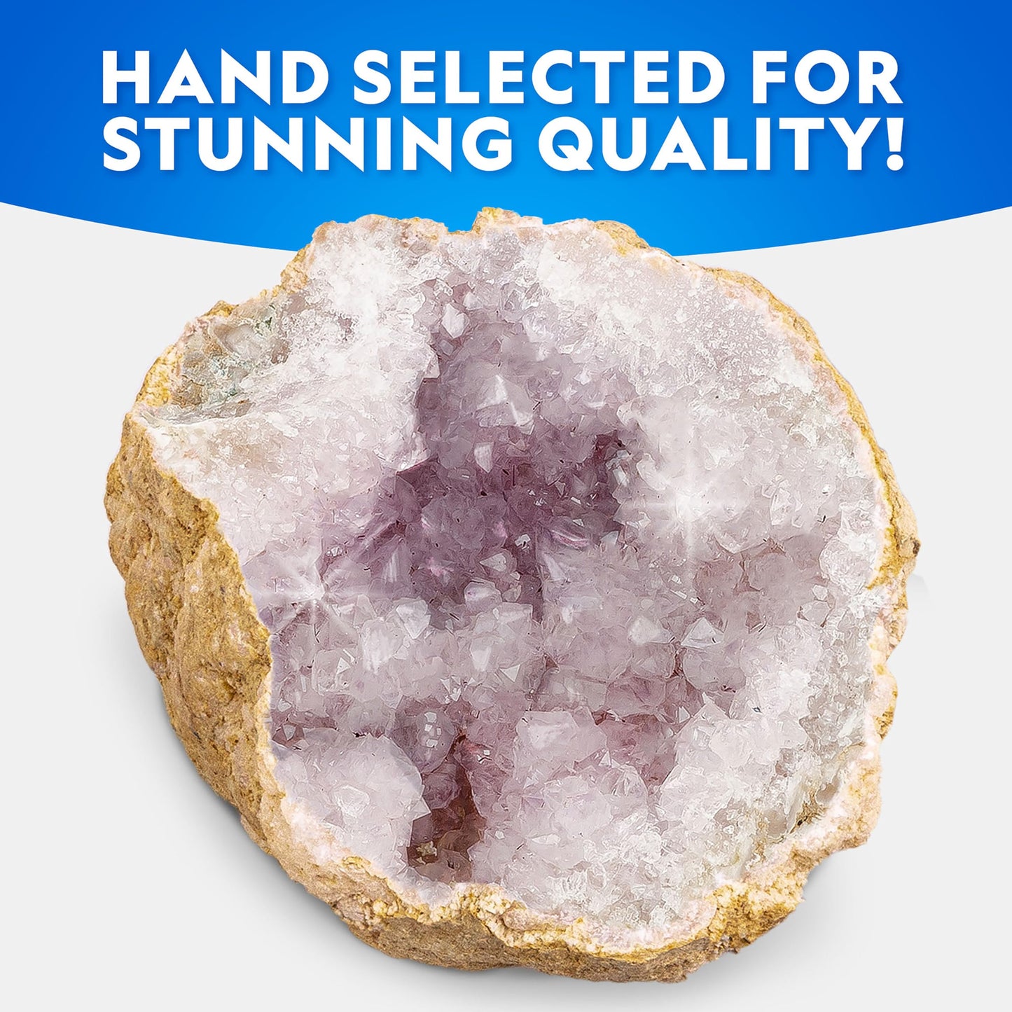 National Geographic Gigantic Geode Kit – Break Open a Huge Geode with Crystals Inside, Earth Science Kit for Kids, Fun Geology Activity, Rock and Mineral Gift for Boys and Girls
