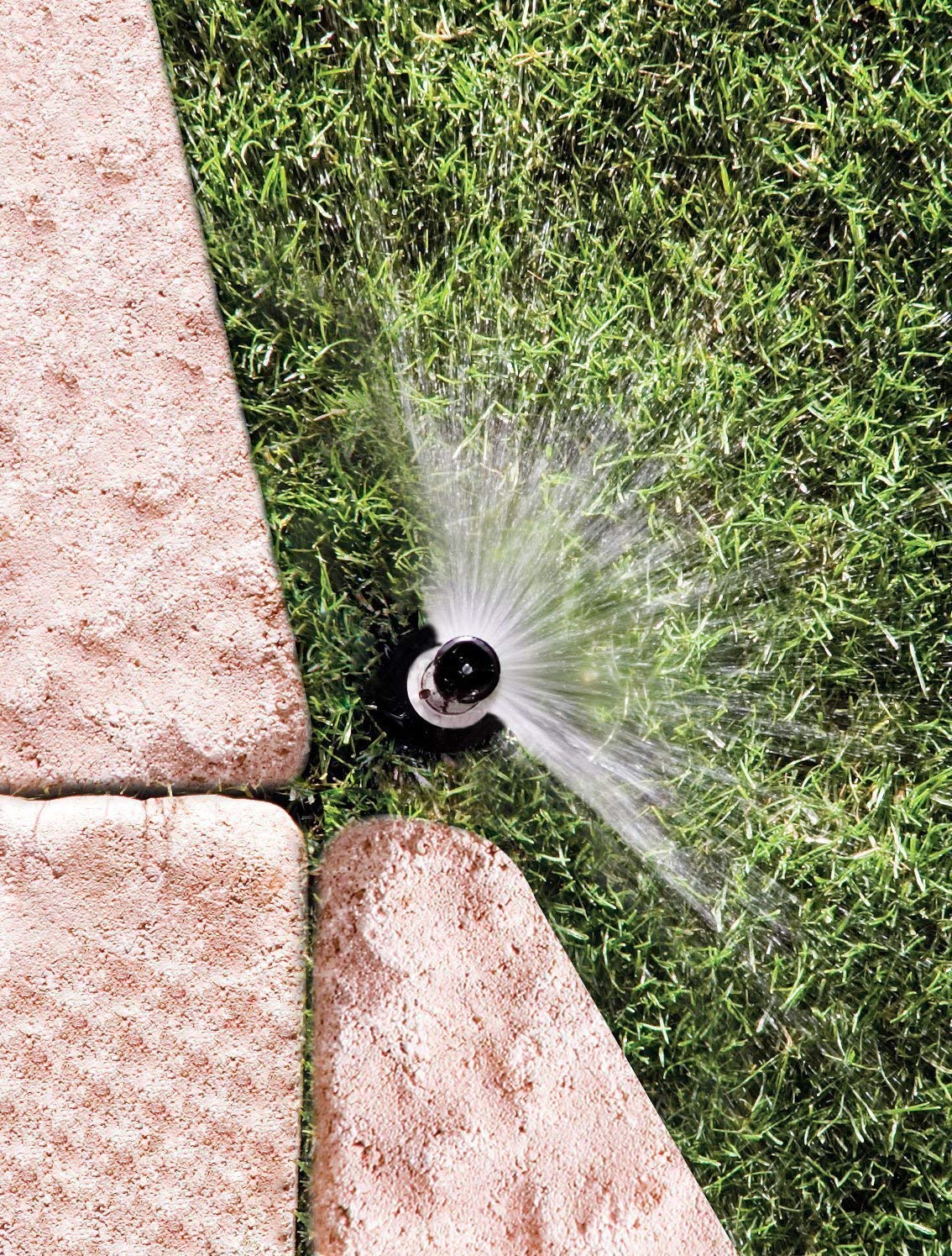 Rain Bird 1804AP4PK Professional Pop-Up Sprinkler, Adjustable 0° - 360° Pattern, 8' - 15' Spray Distance, 4" Pop-up Height, 4-Pack