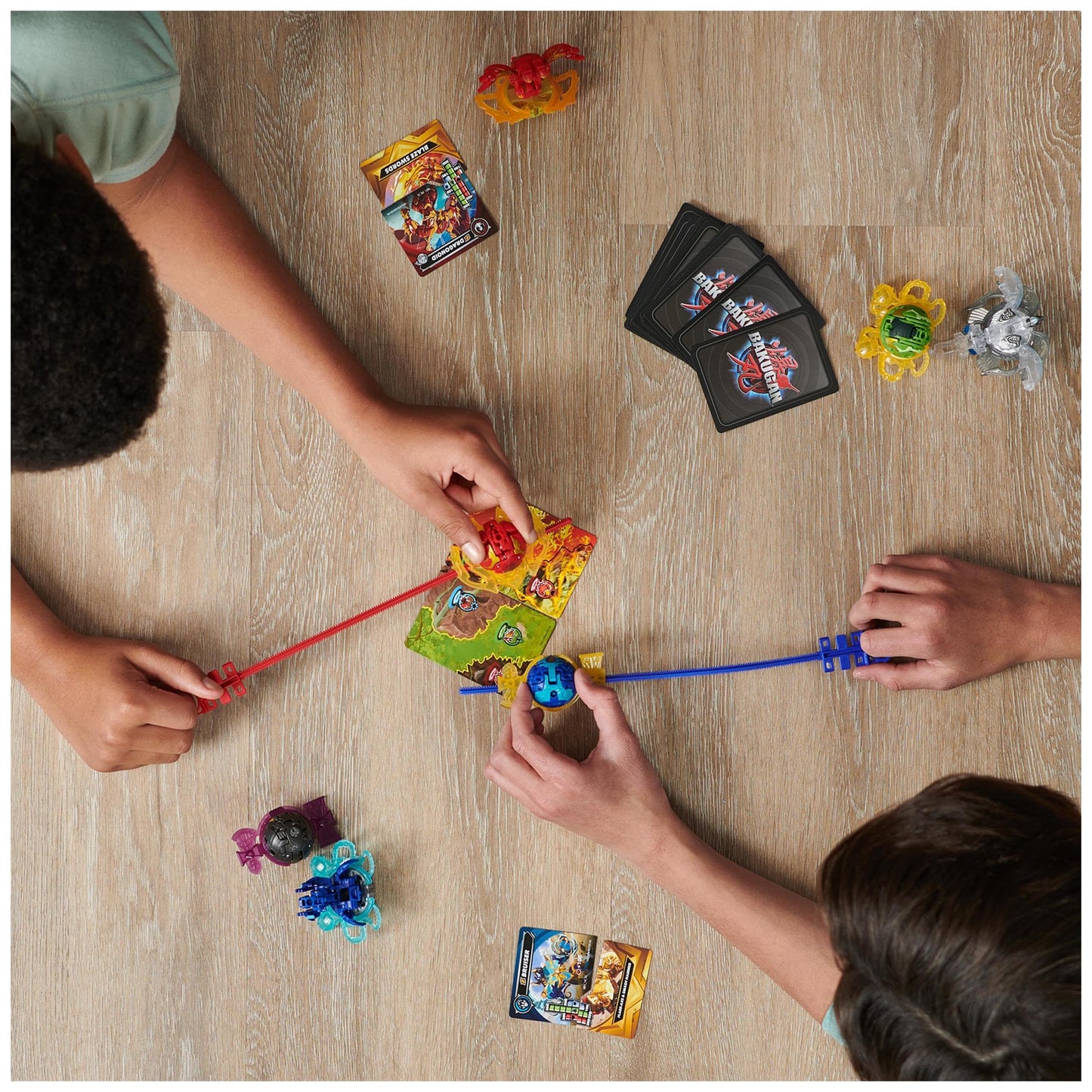 Bakugan Battle 5-Pack, Special Attack Dragonoid, Ventri, Bruiser, Octogan, Trox; Customizable, Spinning Action Figures, Kids Toys for Boys and Girls 6 and up