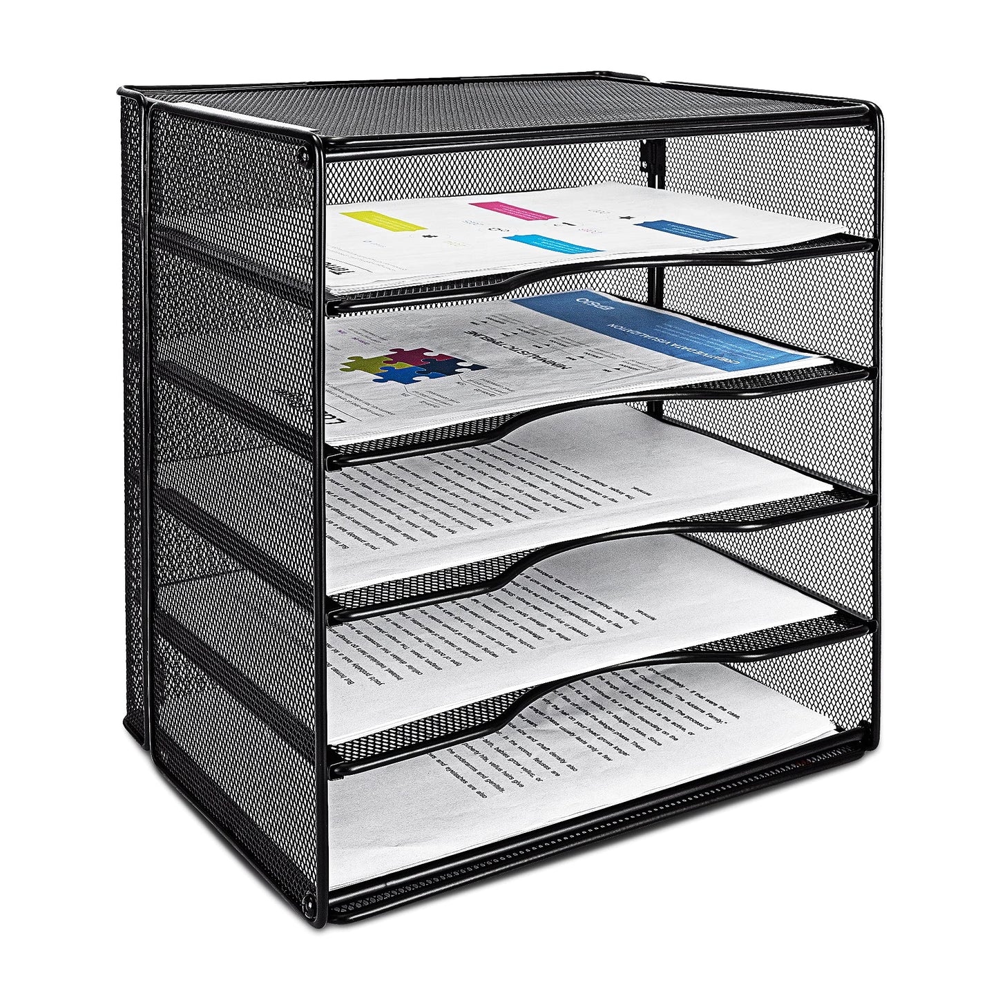 Amazon Basics 5 Slot Desk Organizer Tray