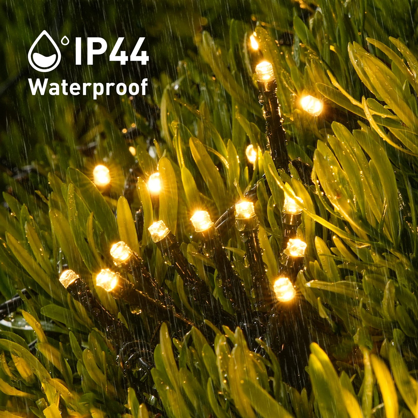 JMEXSUSS 2 Pack Solar String Lights Outdoor Waterproof, Total 400 LED 151FT Solar Christmas Lights with 8 Modes, Solar Tree Lights for Outside Garden Patio Party Christmas Decorations (Warm White)