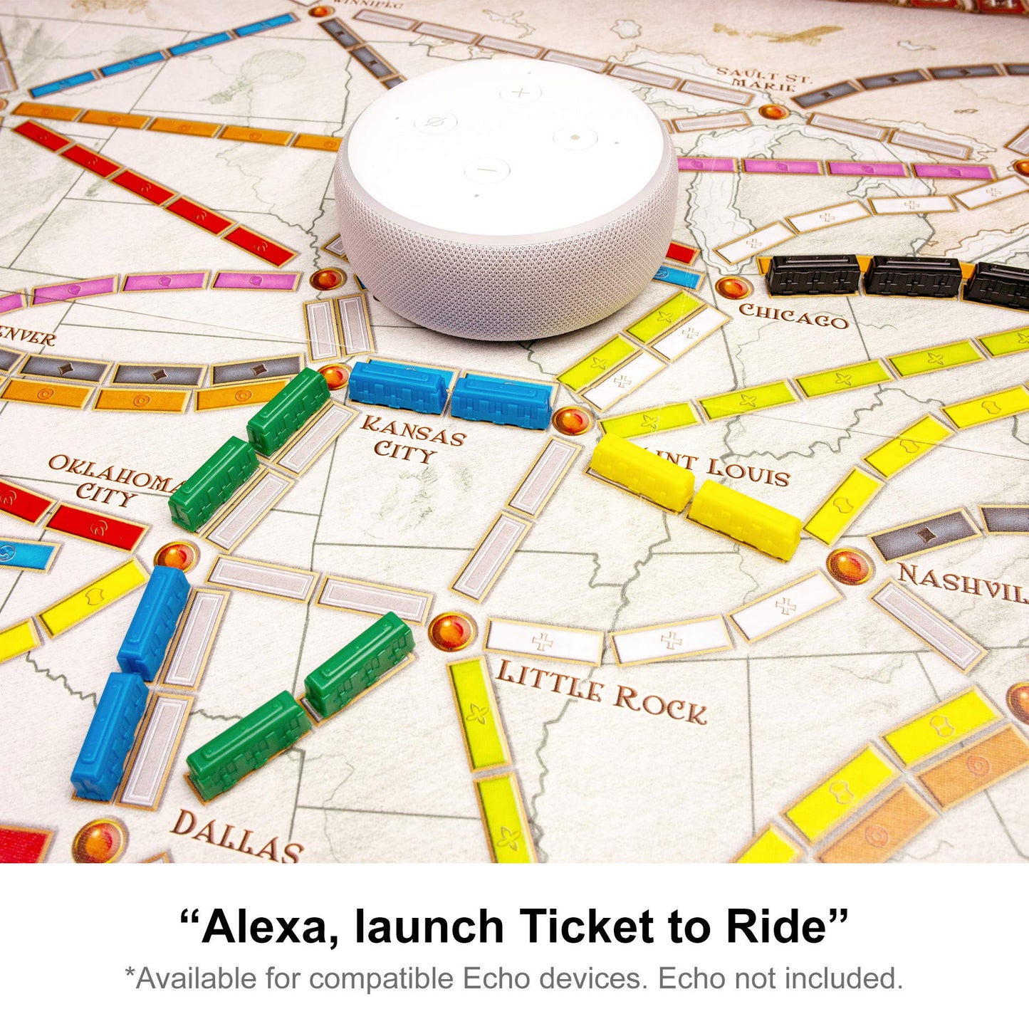 Ticket to Ride Board Game for Family- A Cross-Country Train Adventure for Friends! Strategy Game for Kids & Adults, Ages 8+, 2-5 Players, 30-60 Minute Playtime, Made by Days of Wonder