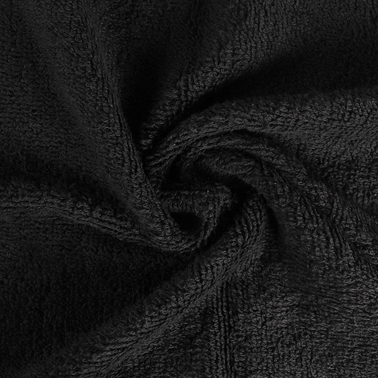 ZOYER Cotton Salon Towels (24 Pack, Black) - Not Bleach Proof Gym Towel - Hand Towel - 16 inches x 27 inches - Ring Spun-Cotton, Maximum Softness and Absorbency, Easy Care