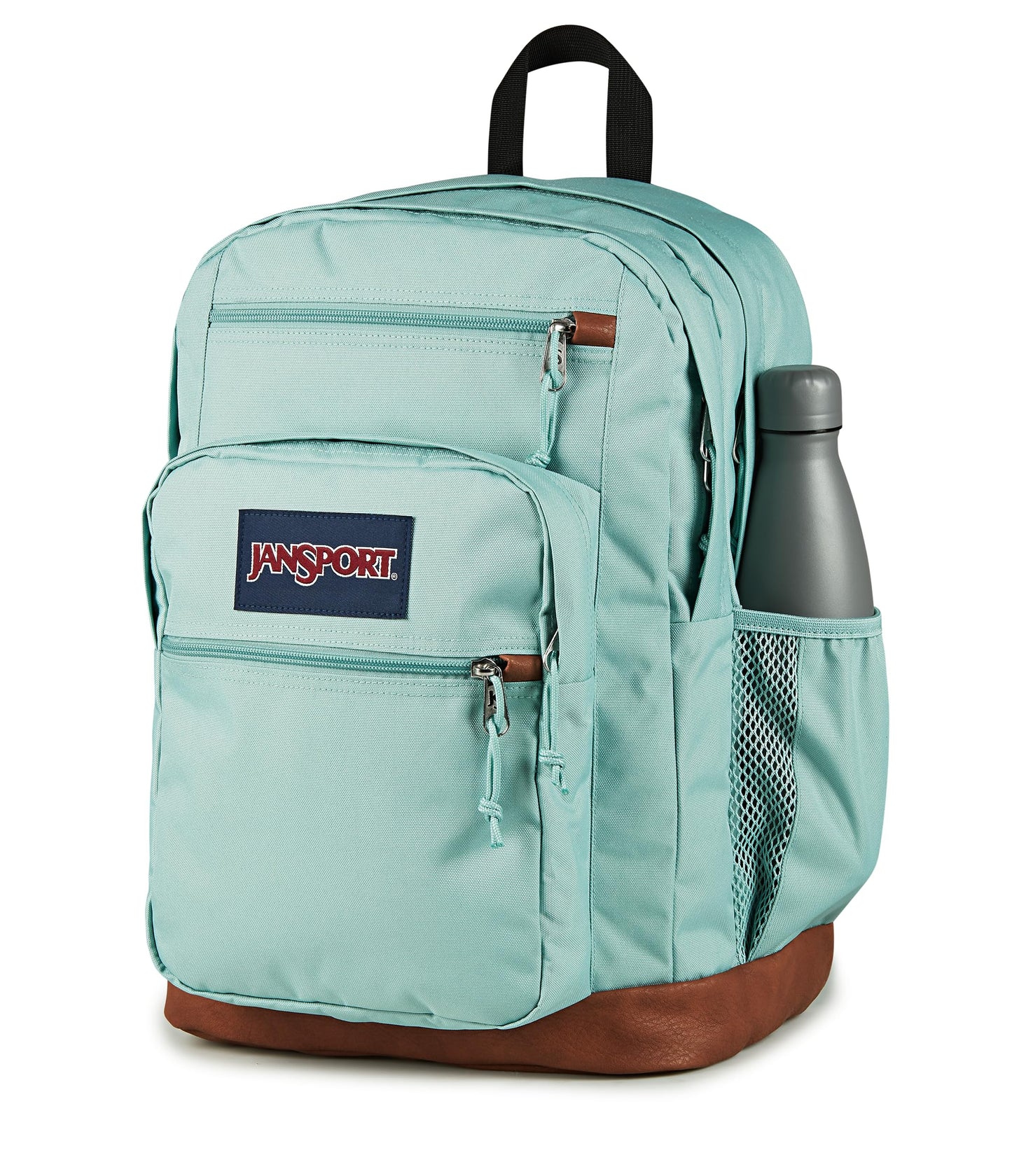 JanSport Cool Backpack with 38.1cm Laptop Sleeve, Large Computer Bag Rucksack with 2 Compartments, Ergonomic Straps, Faded Sage