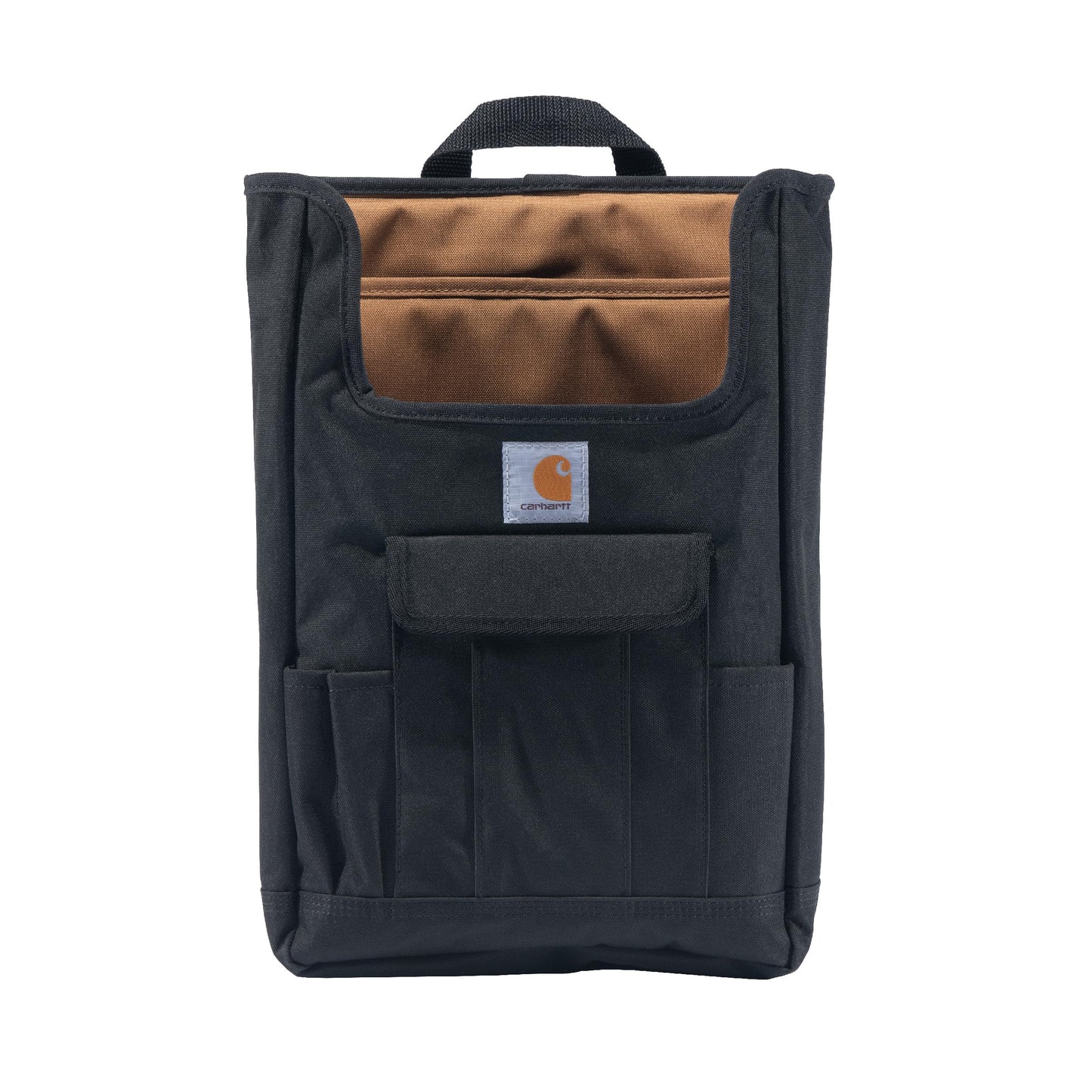 Carhartt Front Seat Car Organizer, Passenger Seat Storage & Organization for Books, Files, Folders, Laptop & More, Front Seat Organizer (Black)