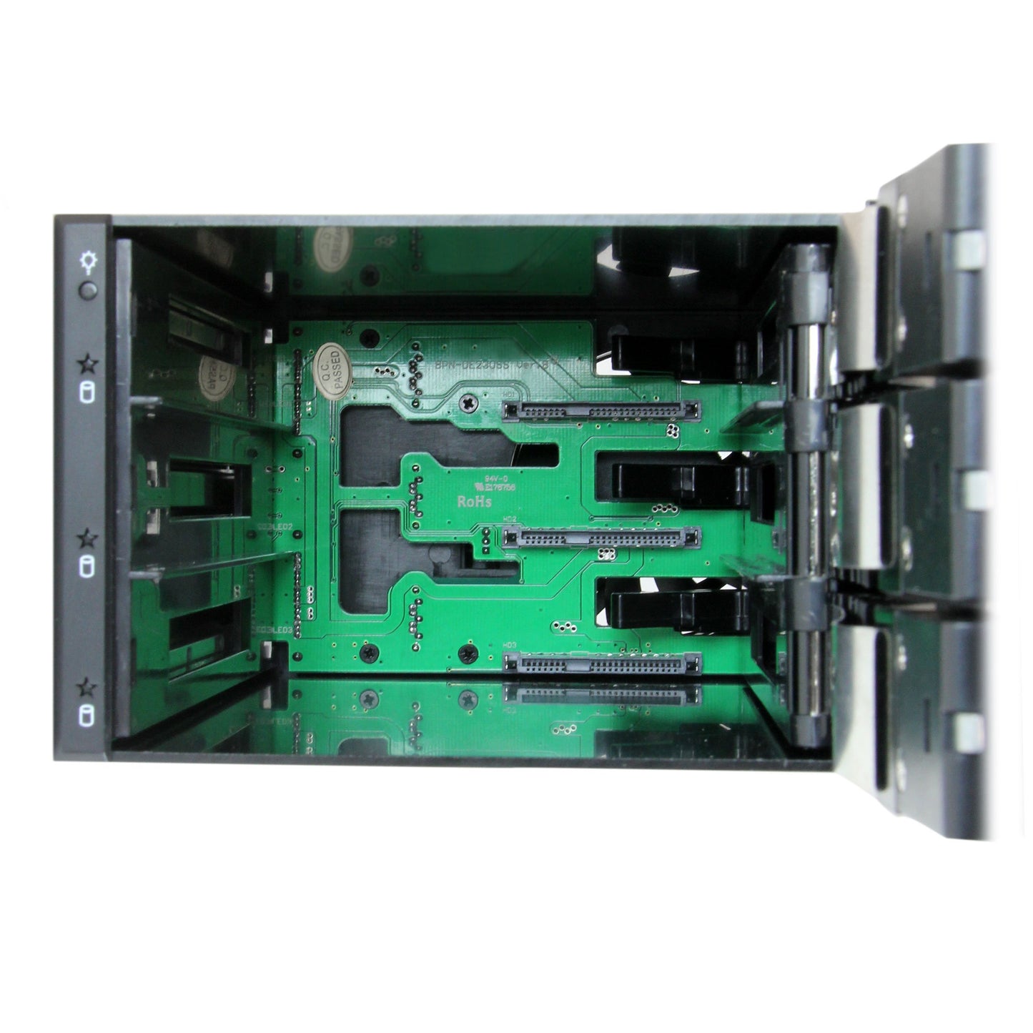 StarTech.com 3-Bay Hot Swap Backplane for 3.5in SAS II/SATA III - 6 Gbps HDD - Aluminum Trayless Mobile Rack Backplane (HSB3SATSASBA)