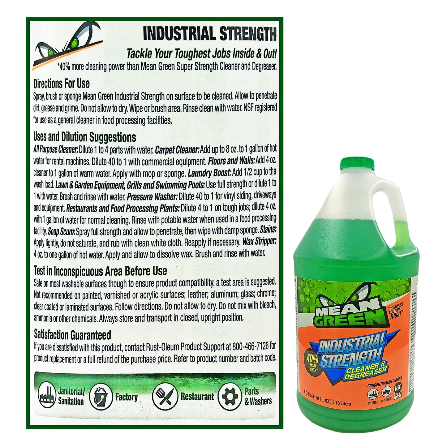 Industrial Strength 128 OZ. Bottle