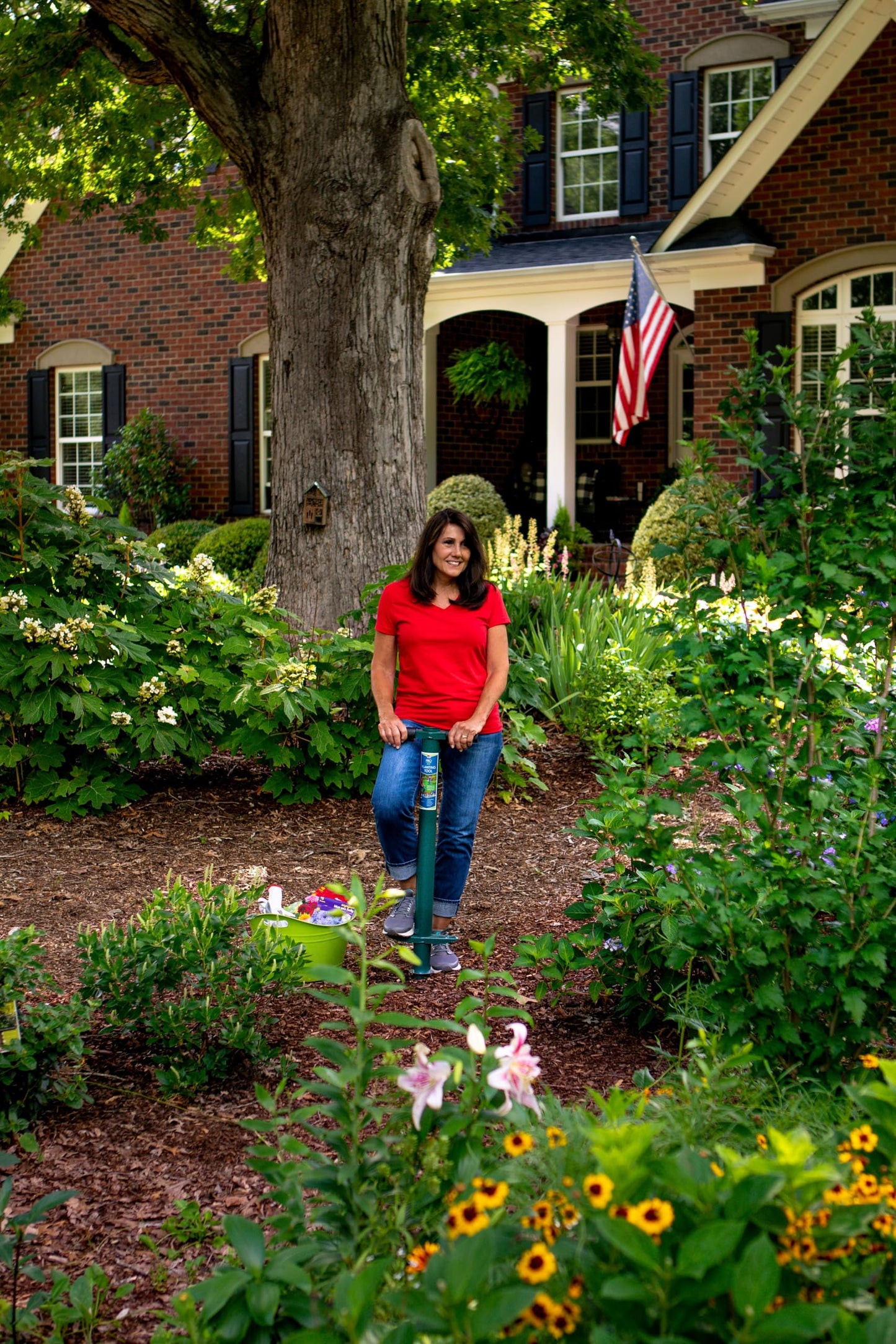 ProPlugger 5-In-1 Lawn & Garden Planting Tool - Bulb Planter - Manual Weeder - Soil Tester