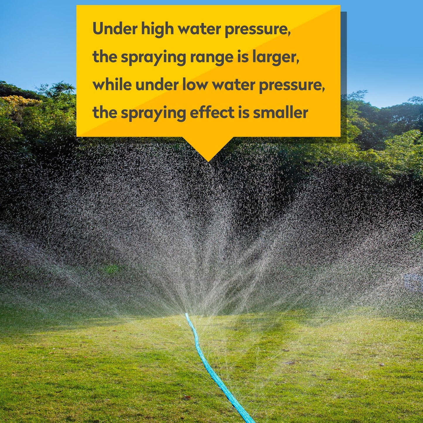 Winisok Sprinkler Hose 100FT, Heavy Duty Watering Hoses, Efficient Irrigation Tubing for Garden Lawn Sprinklers System with 40 Pack Staples