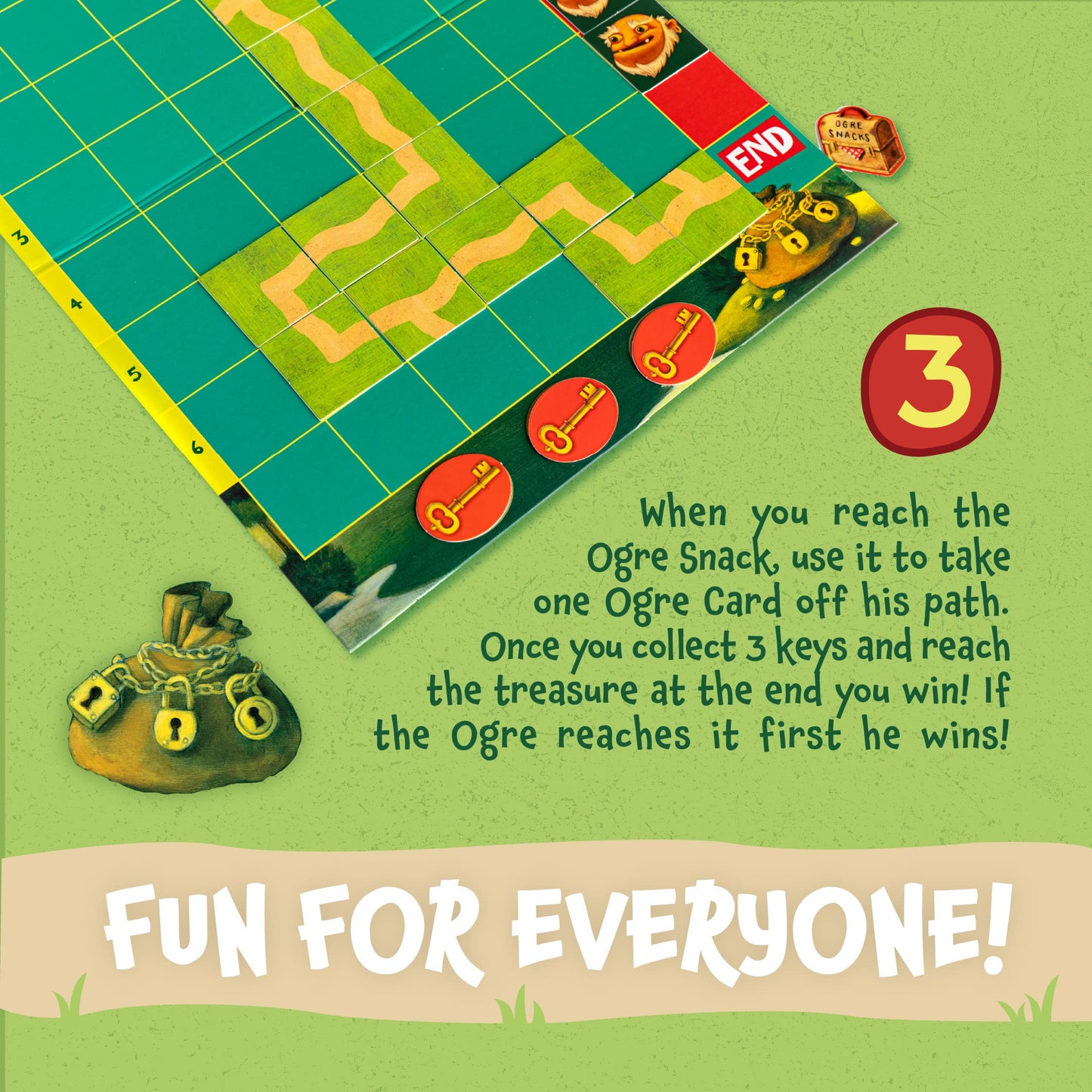 Peaceable Kingdom 49554PK Race to the Treasure games