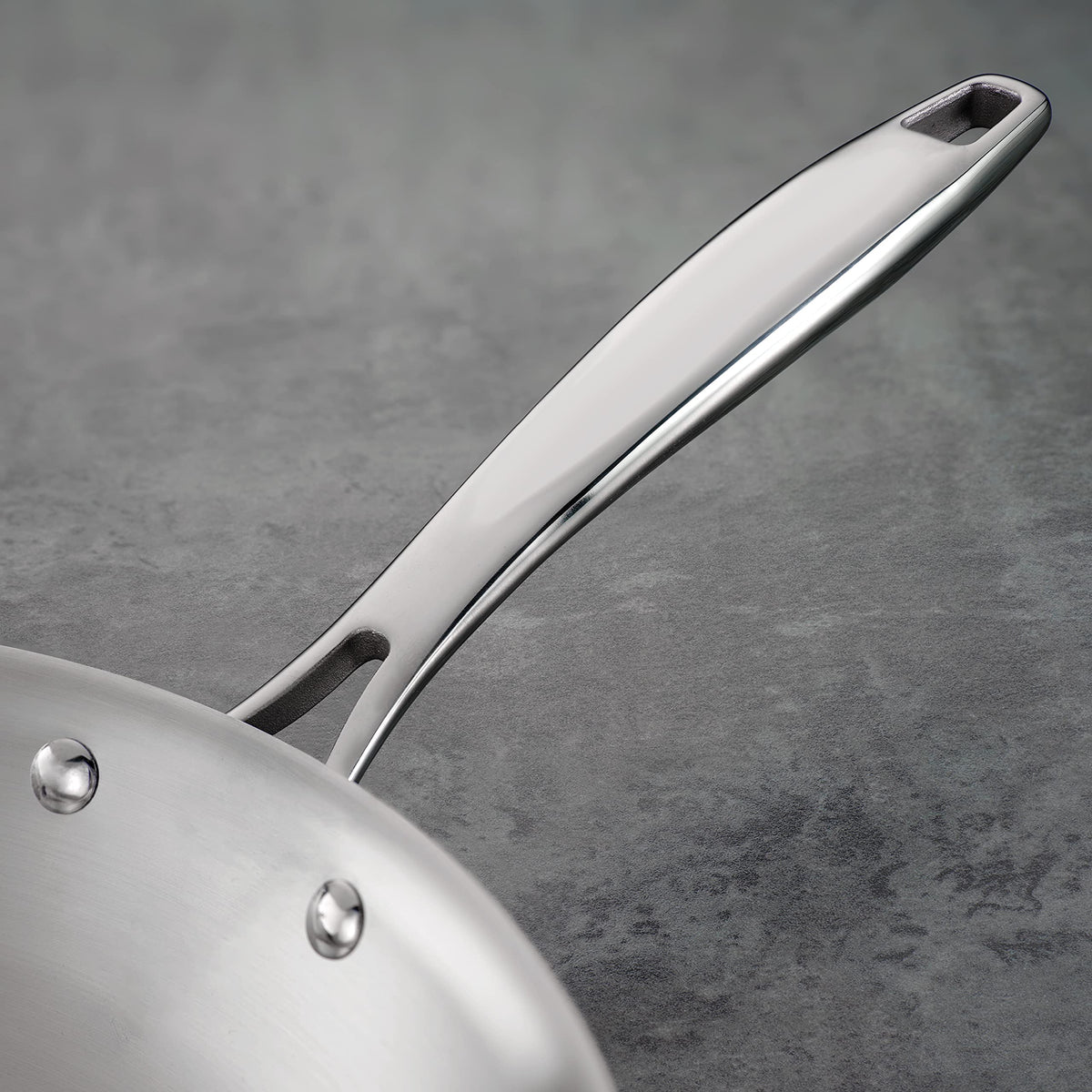 Tramontina Seattle Tri-Ply Clad Stainless Steel 8-Inch Small Frying Pan, Induction-Ready Skillet, Dishwasher-Safe, NSF-Certified, Made in Brazil