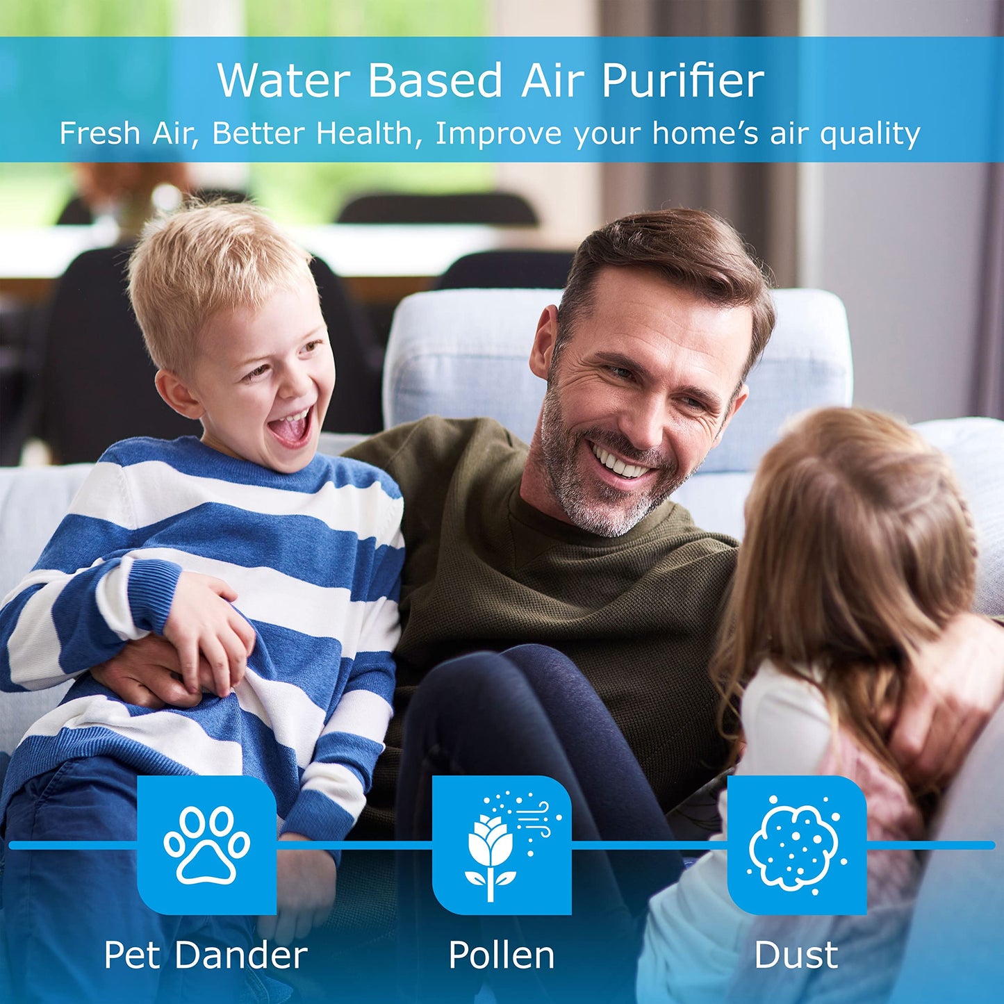 Sirena Twister Air Purifier and Freshener - Black