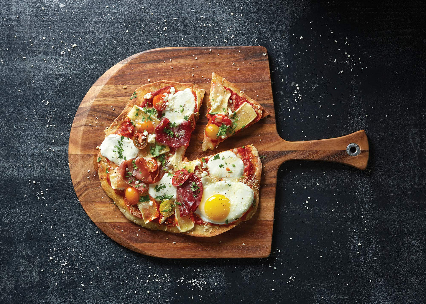 Ironwood Acacia Wood Peel, Napoli Pizza Paddle, 14" x 20"