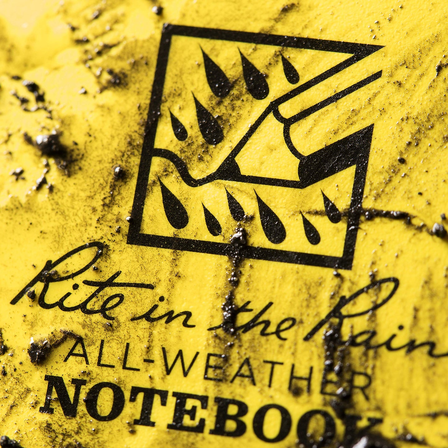Rite in the Rain All-Weather 6" x 9" Top-Spiral Notebook, Yellow Cover, Universal Pattern (No. 169)
