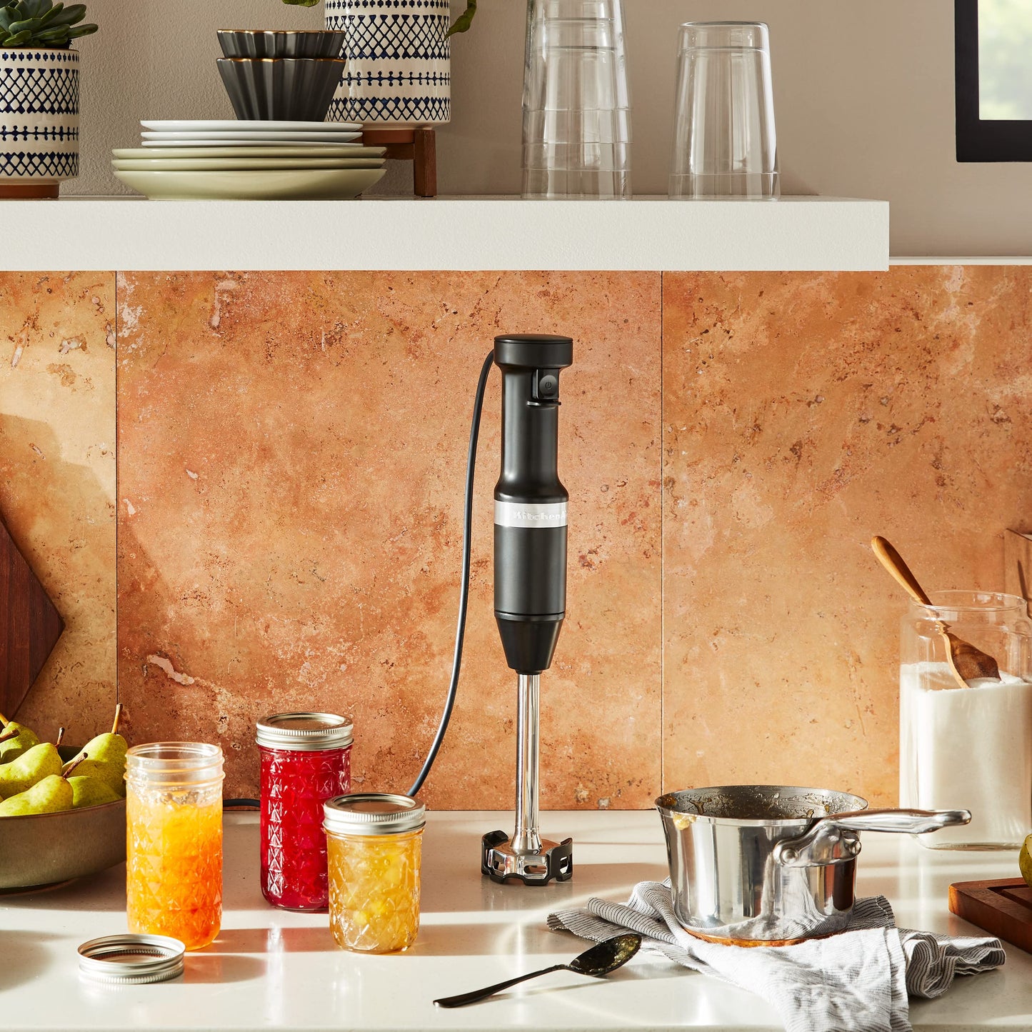 KitchenAid Variable Speed Corded Hand Blender, KHBV53BM