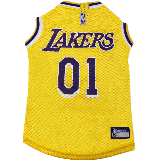 NBA Los Angeles Lakers Dog Jersey, X-Small - Tank Top Basketball Pet Jersey