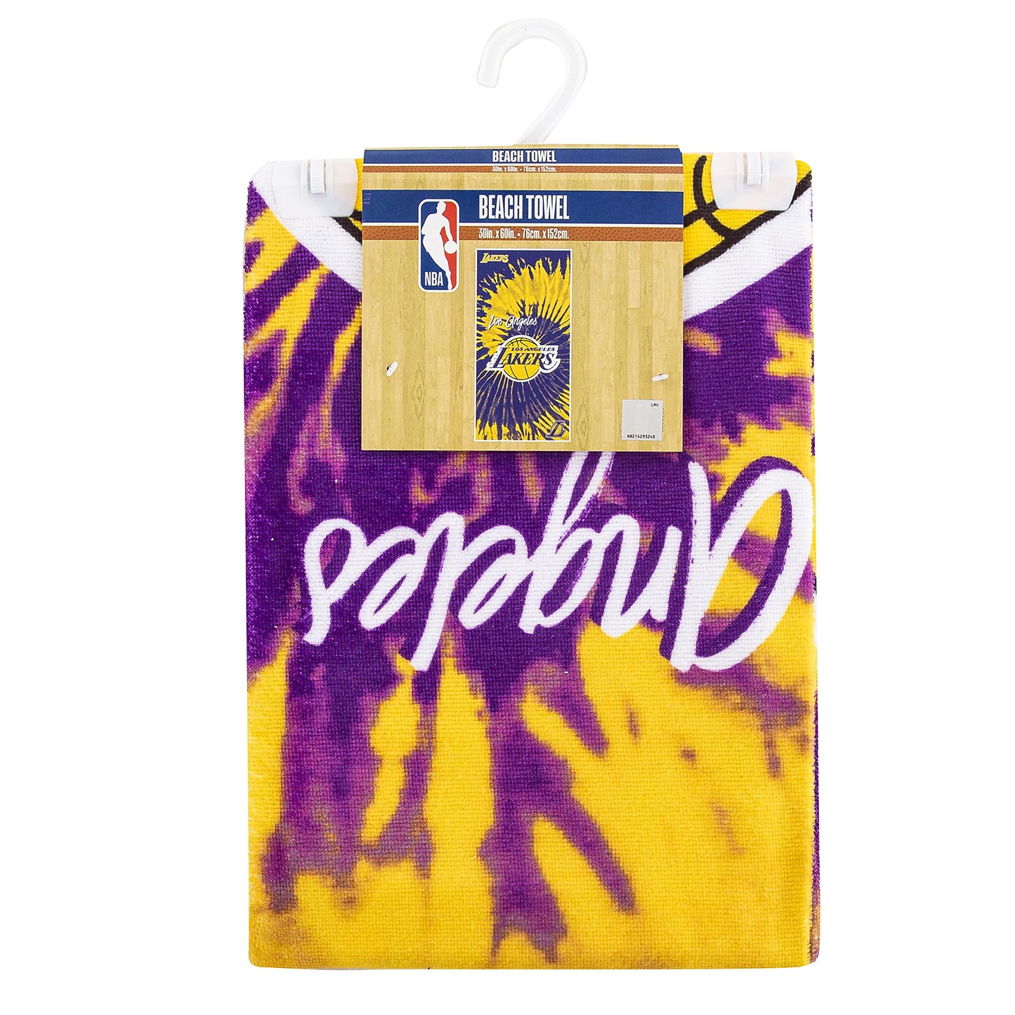 The Northwest Company 1NBA/72006/0013/RET: 30X60 Beach Towel Psychedelic - Lakers