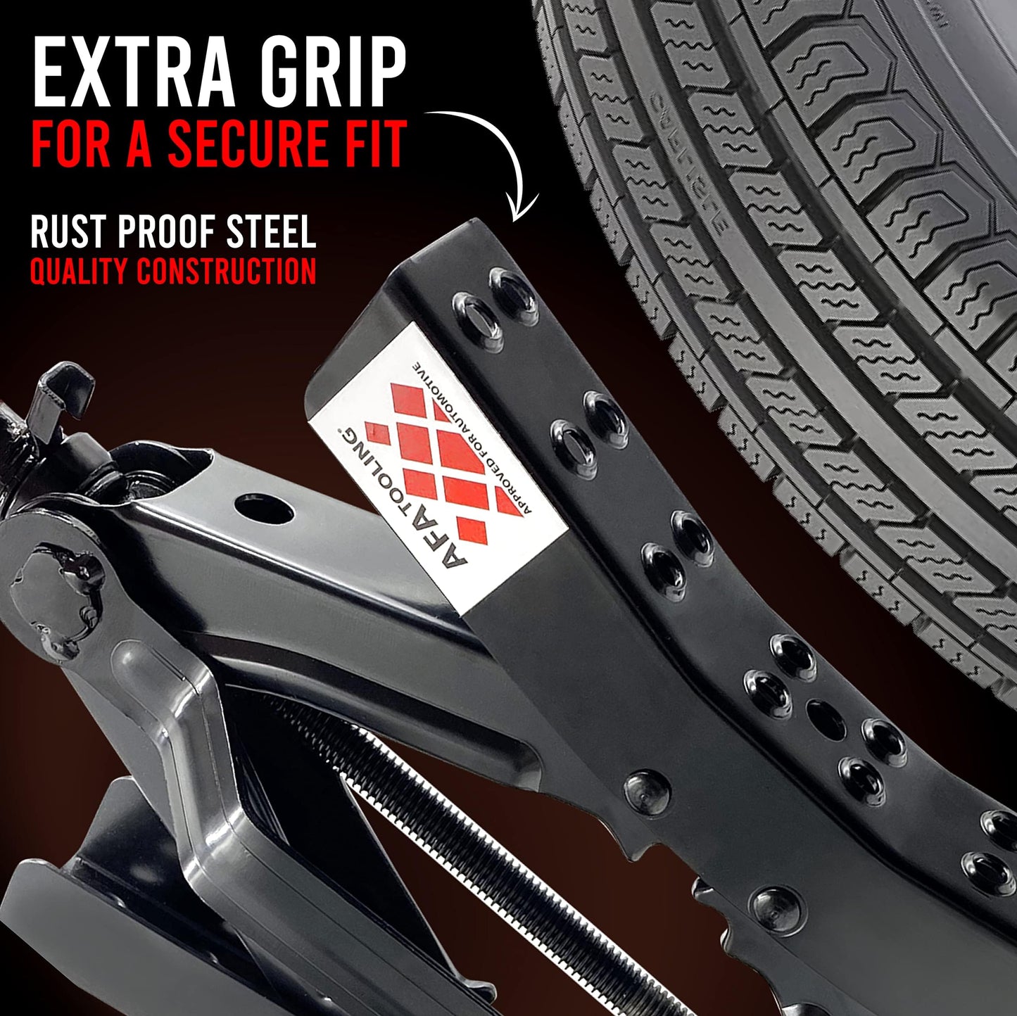 RV X-Chock Stabilizer Wheel Chocks 2 Pack, Heavy Duty Steel RV Wheel Stabilizer for Travel Trailer & Camper, Adjustable 3 7/8"-12" Tire Spacing, Anti-Slip & Rust-Proof RV Leveling Accessory
