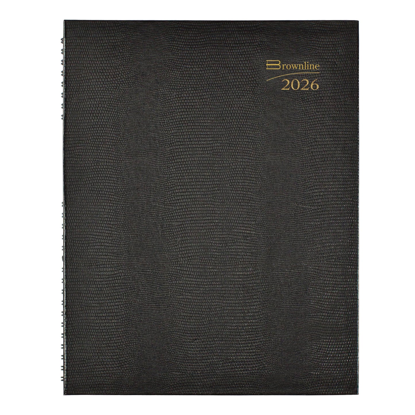 Brownline® 2026 CoilPro™ Weekly Planner, Appointment Book, 12 Months, January to December, Twin-Wire Binding, 11" x 8.5", Black (CB950C.BLK-26)