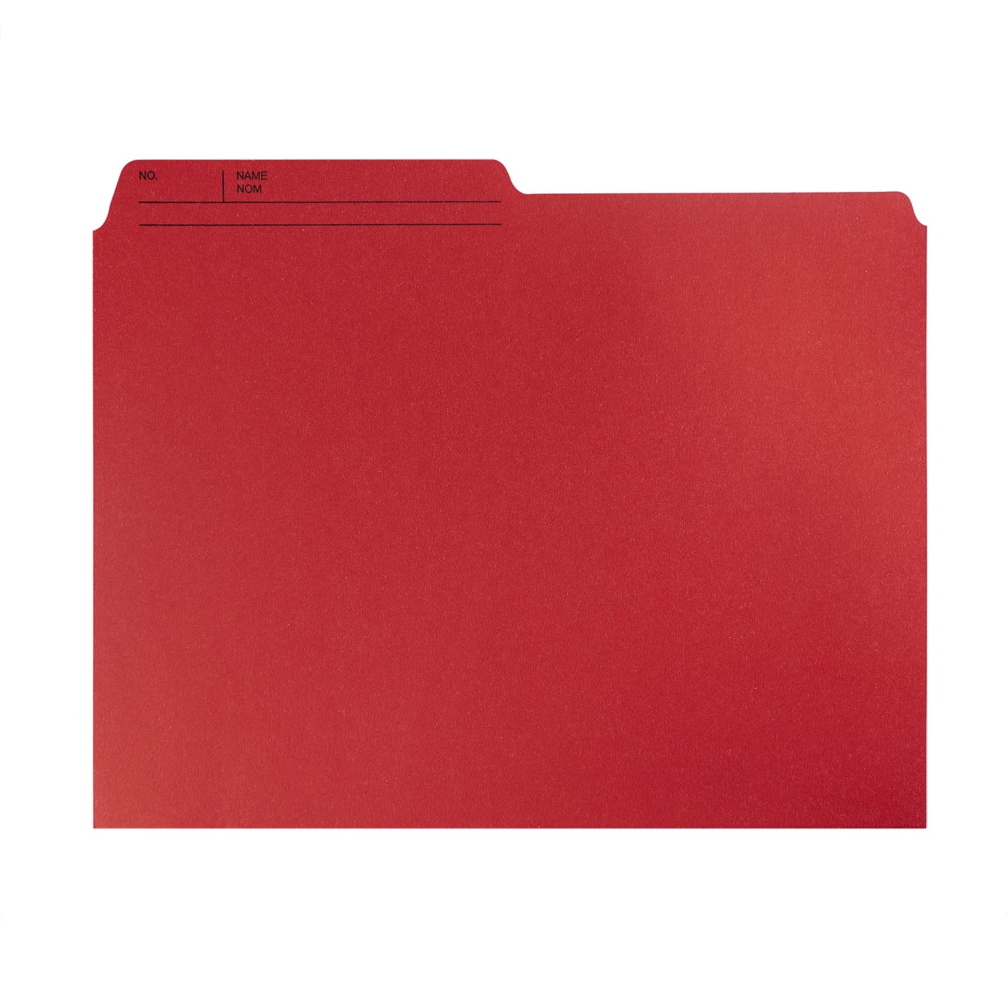 Hilroy Letter Size File Folders, 9” x 11.75”, 100 Folders per Box, Red (55161)