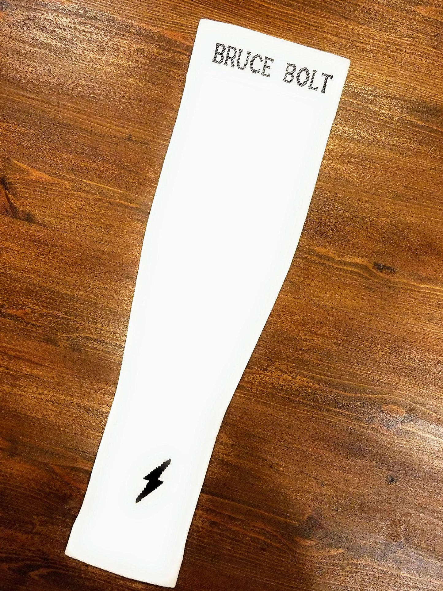 BRUCE BOLT Graduated Compression Arm Sleeve - WHITE