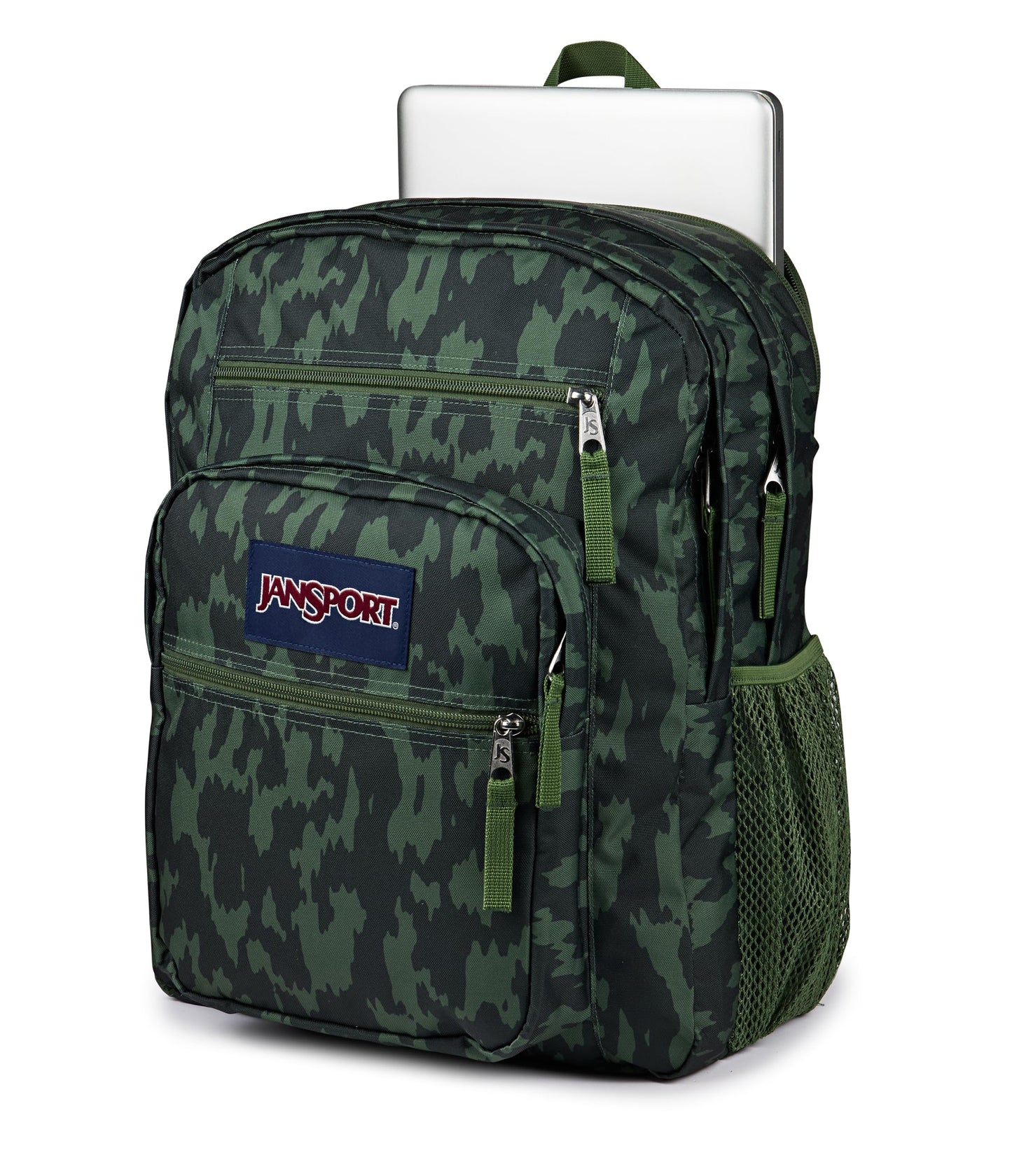 JanSport Laptop Backpack - Computer Bag with 2 Compartments, Ergonomic Shoulder Straps, 15” Sleeve, Haul Handle, Camo Illusion, One Size With 2 Compartments
