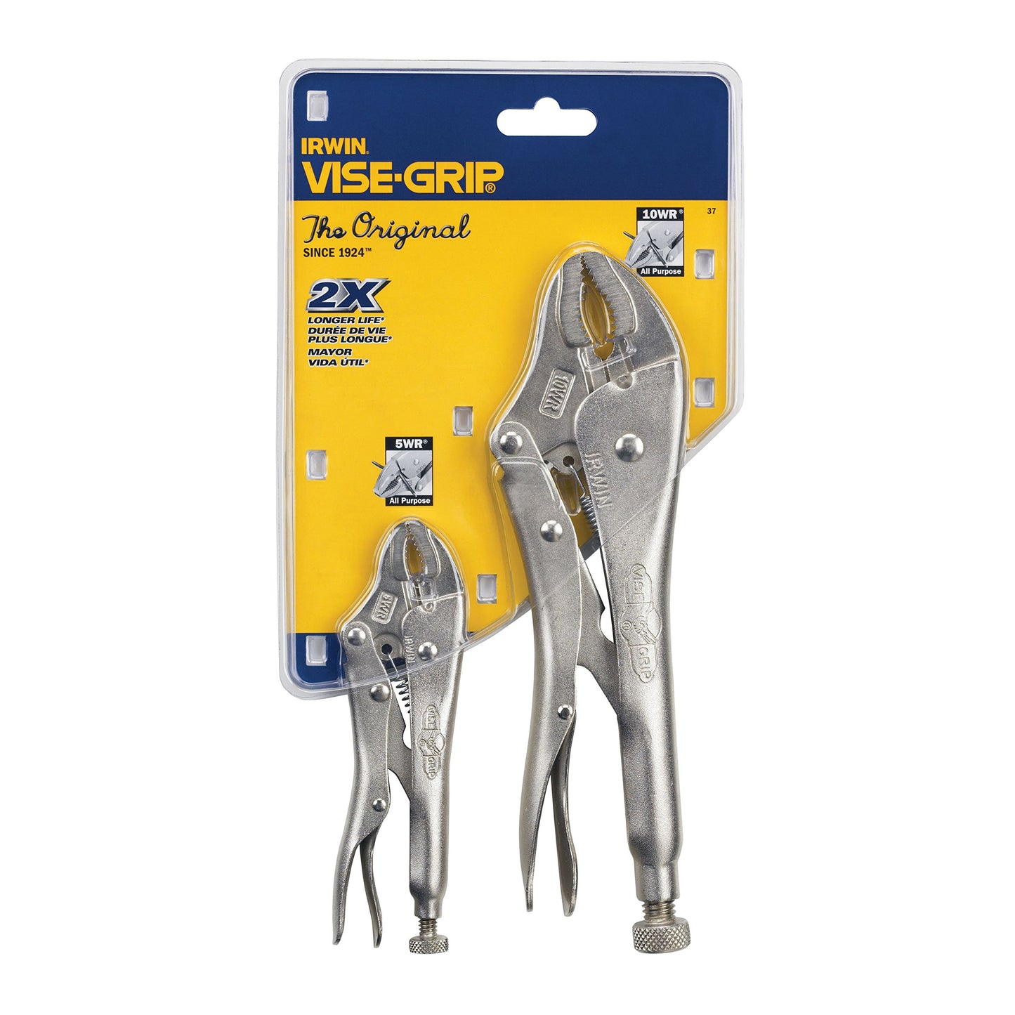 IRWIN Vise-Grip Locking Pliers Set, Original, 2-Piece (IWHT23049L)