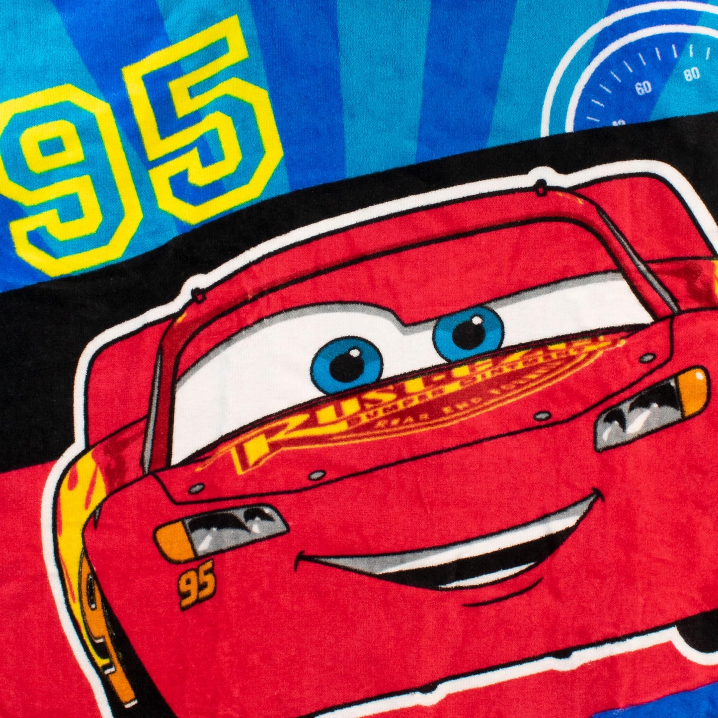 Disney Boys Towel Poncho Cars Red One Size