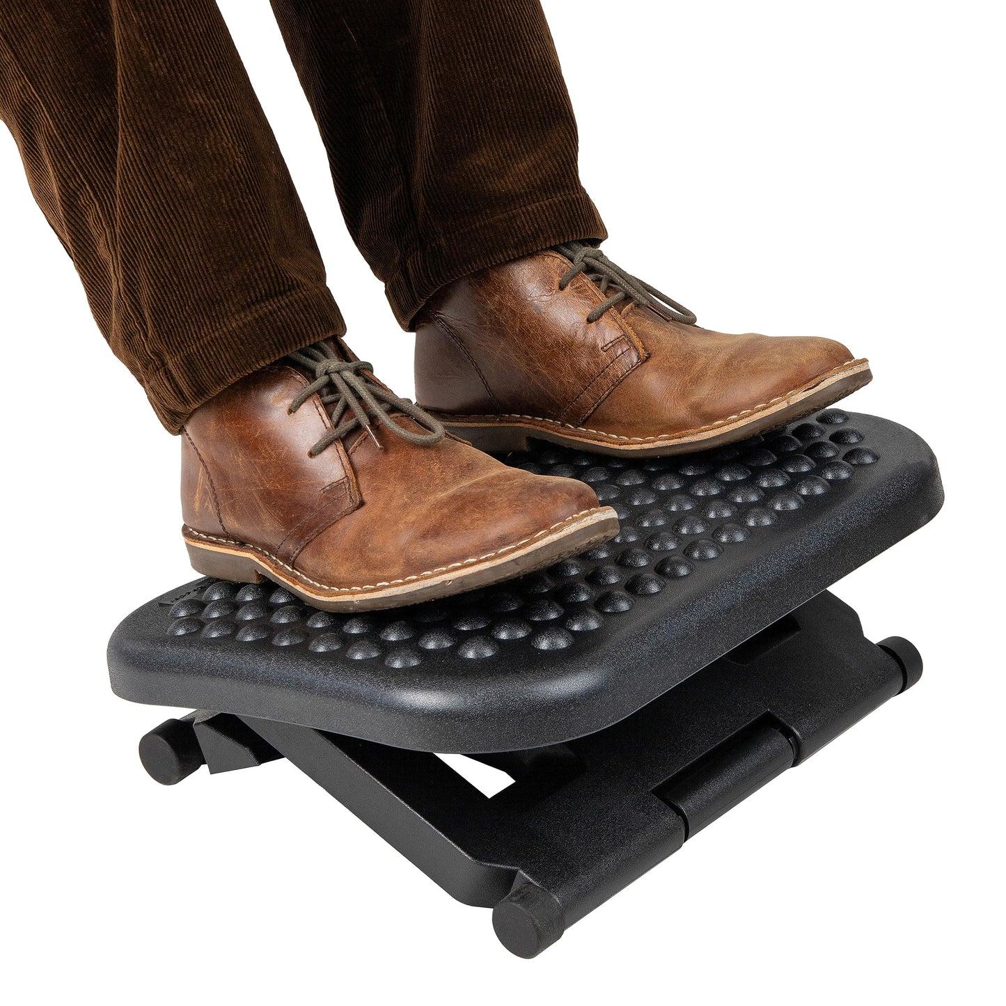 Mind Reader Rest, Ergonomic Foot, Pressure Relief for Comfort, Back, and Body, 3 Height, Black