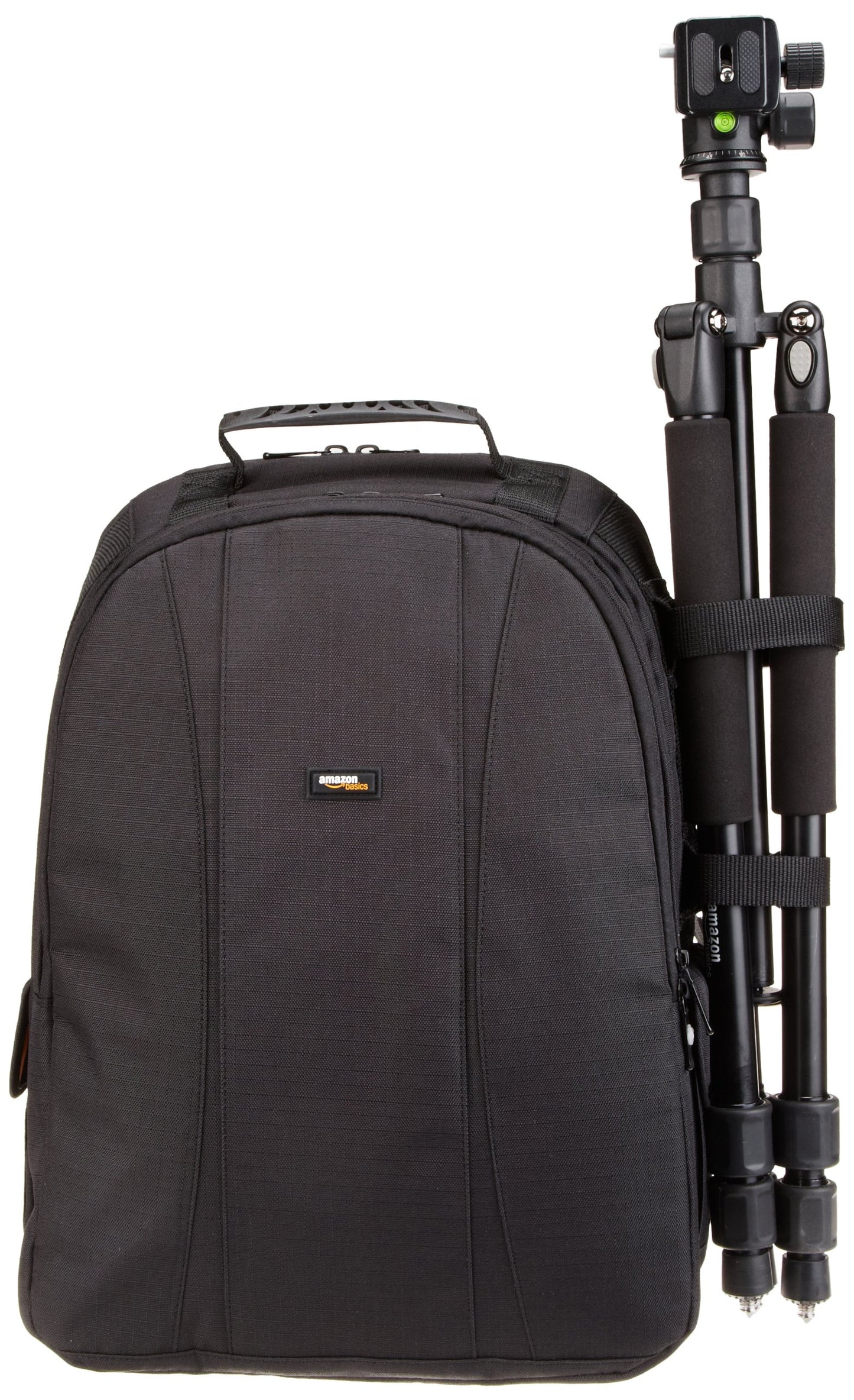 Amazon Basics DSLR Camera and Laptop Backpack Bag - 13 x 9 x 18 Inches, Black and Grey