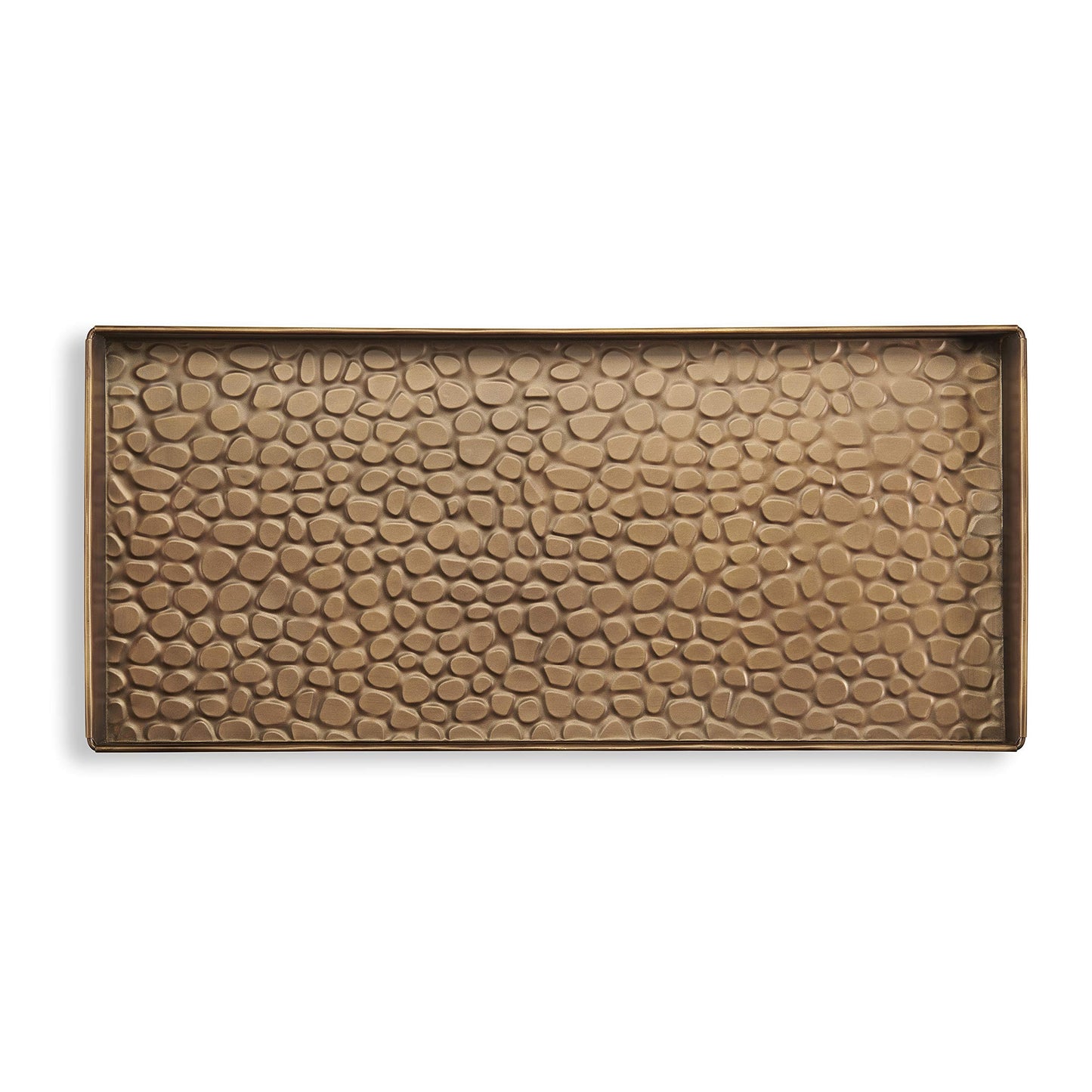 Good Directions 208BR Pebbles Boot Tray, Brass