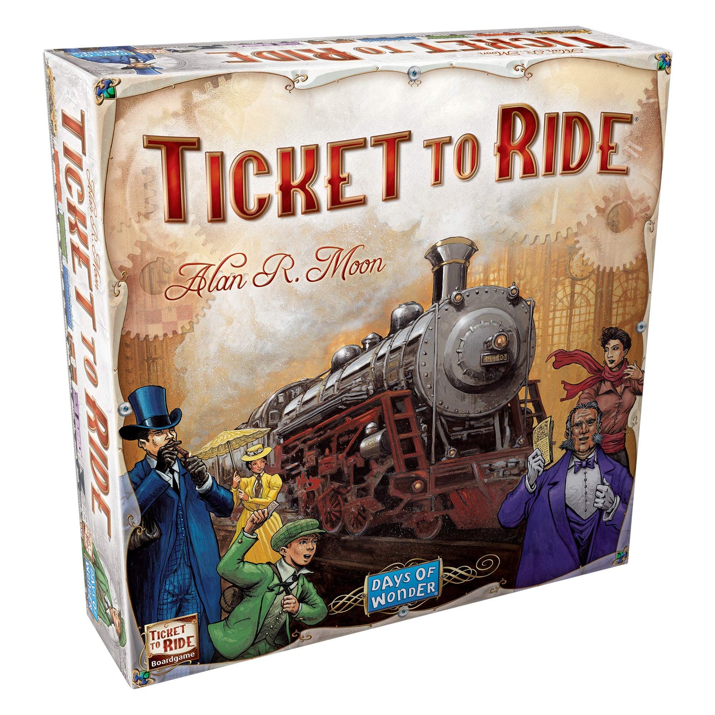 Ticket to Ride Board Game for Family- A Cross-Country Train Adventure for Friends! Strategy Game for Kids & Adults, Ages 8+, 2-5 Players, 30-60 Minute Playtime, Made by Days of Wonder