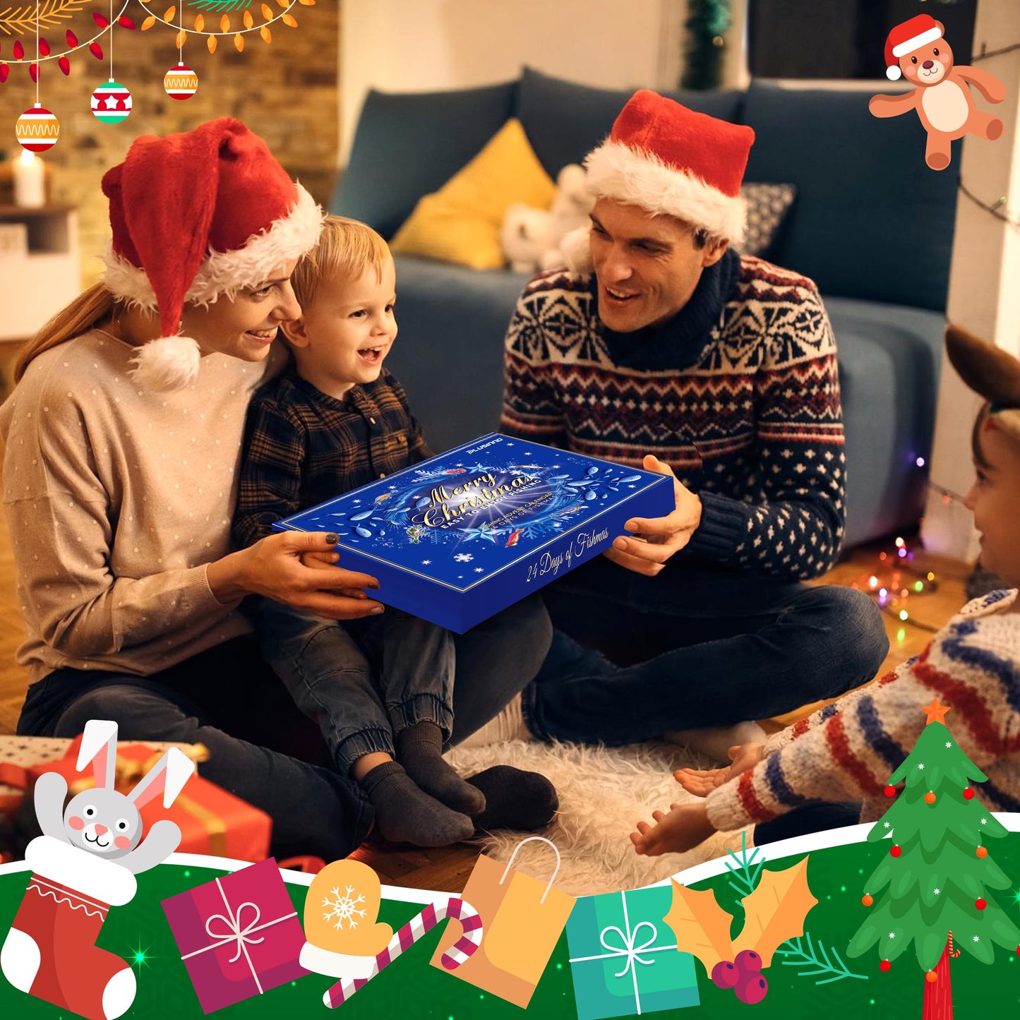 Advent Calendar 2025 Adult Fishing Advent Calendar Fishing Gifts For Men Teens Boys 24 Days Christmas Countdown Calendar Fishing Tackle Lures Gifts For Men