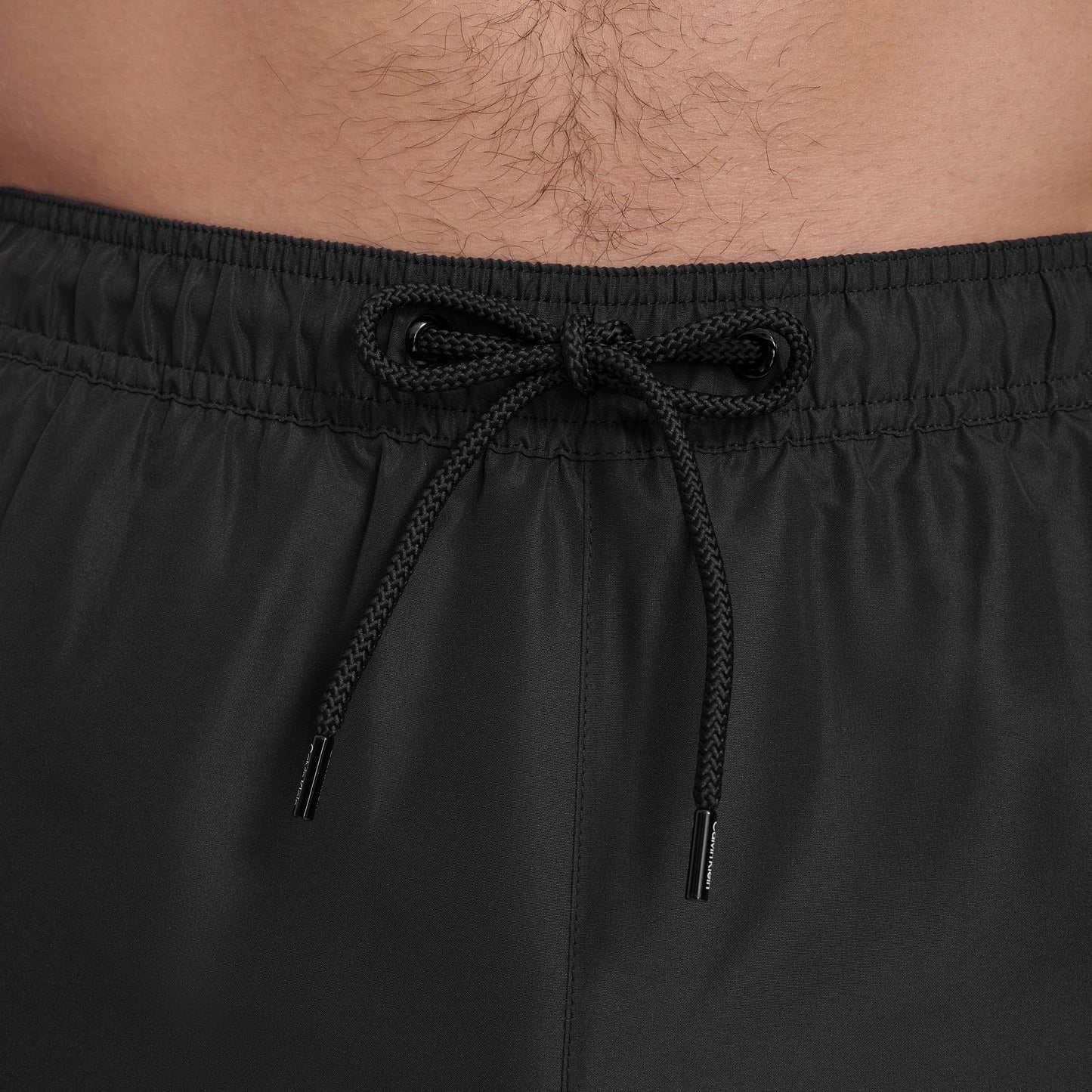 Calvin Klein Men's Volley Quick Dry Lightweight Swim Trunk, Black, Small
