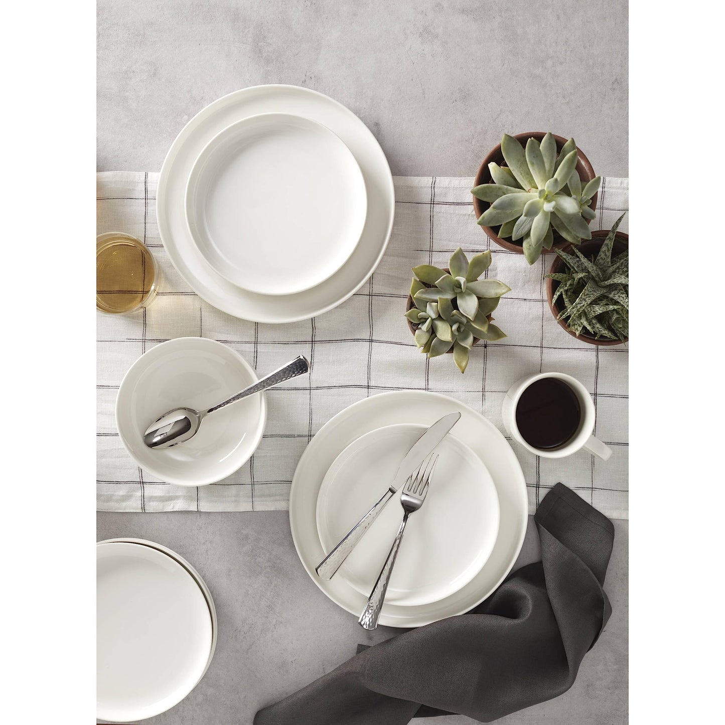 Oneida 895942 24 Seven White 12 Piece Dinnerware Set