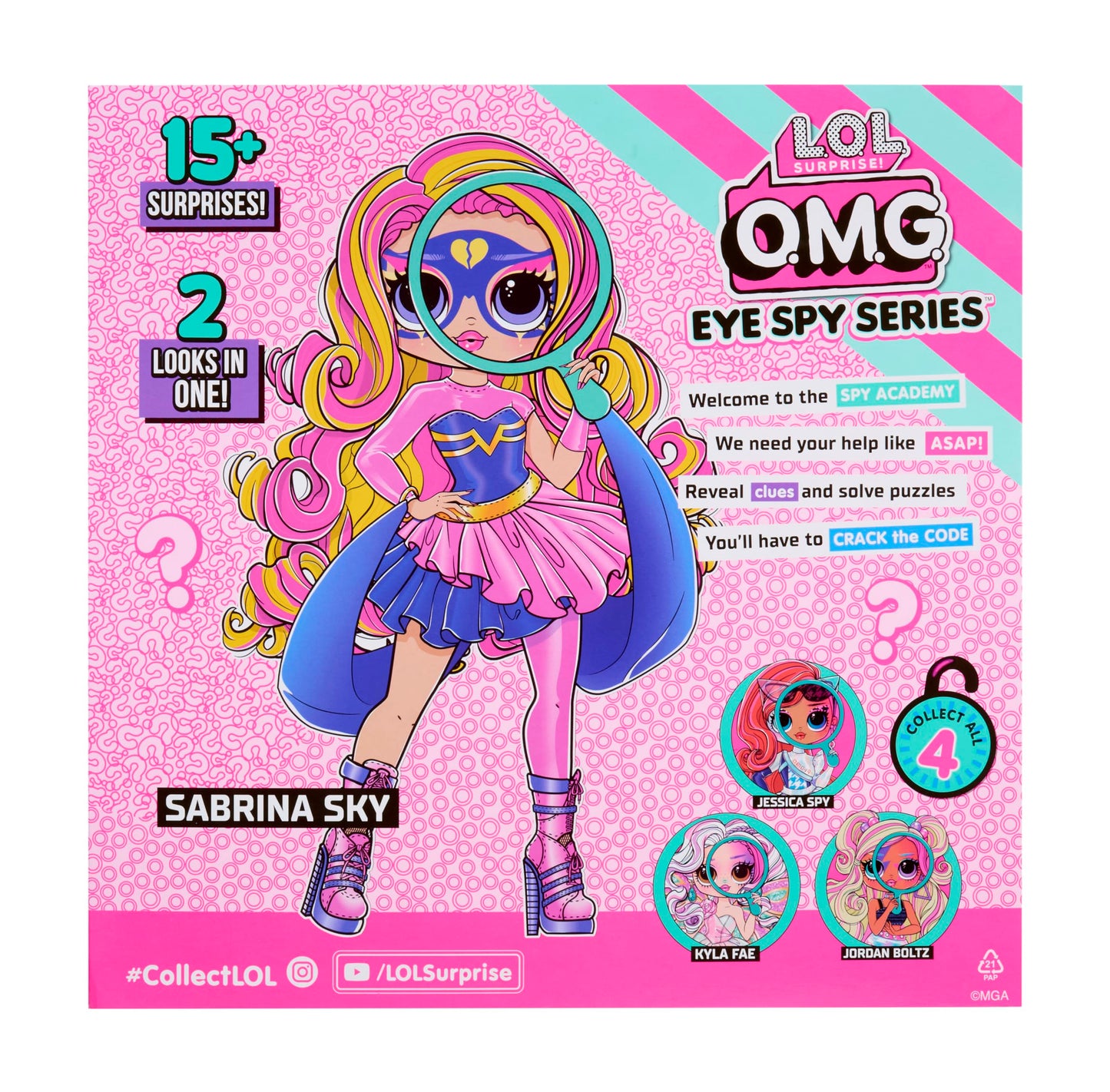 L.O.L. Surprise! OMG Eye Spy Series Superhero Doll