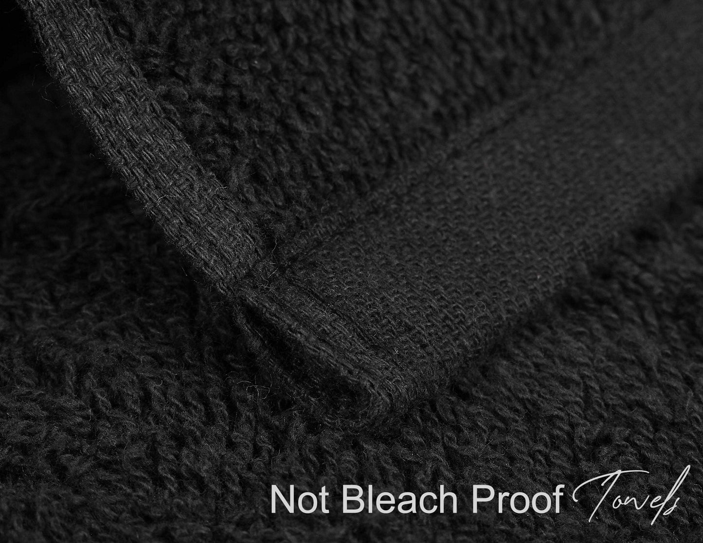 ZOYER Cotton Salon Towels (24 Pack, Black) - Not Bleach Proof Gym Towel - Hand Towel - 16 inches x 27 inches - Ring Spun-Cotton, Maximum Softness and Absorbency, Easy Care