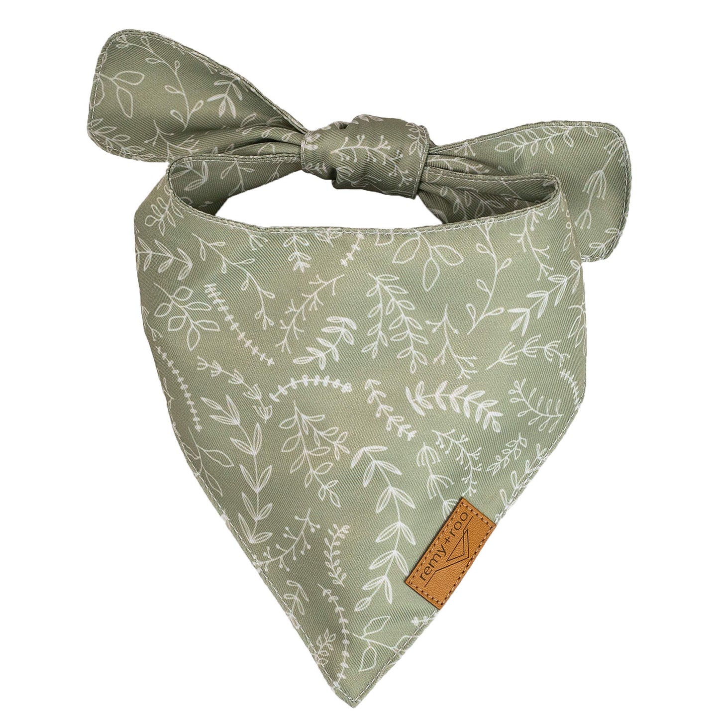 Remy+Roo Dog Bandanas - 4 Pack | Rubi Set | Premium Durable Fabric | Unique Shape | Adjustable Fit | Multiple Sizes Offered | (Large)