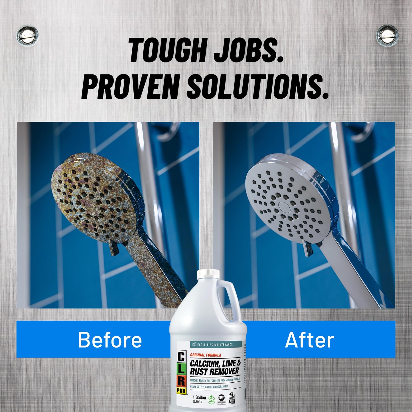 CLR Pro CL-4PRO Calcium, Lime and Rust Remover, 1 Gallon Bottle ( package may vary )