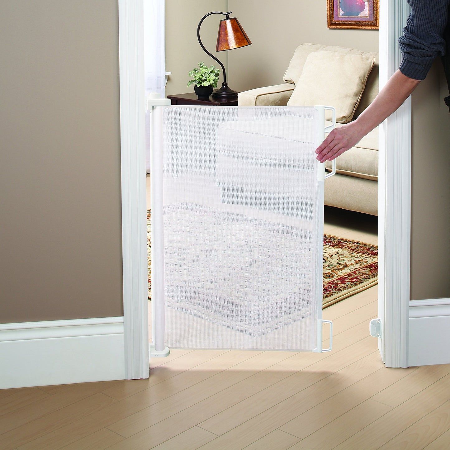 Bily Retractable Safety Gate White