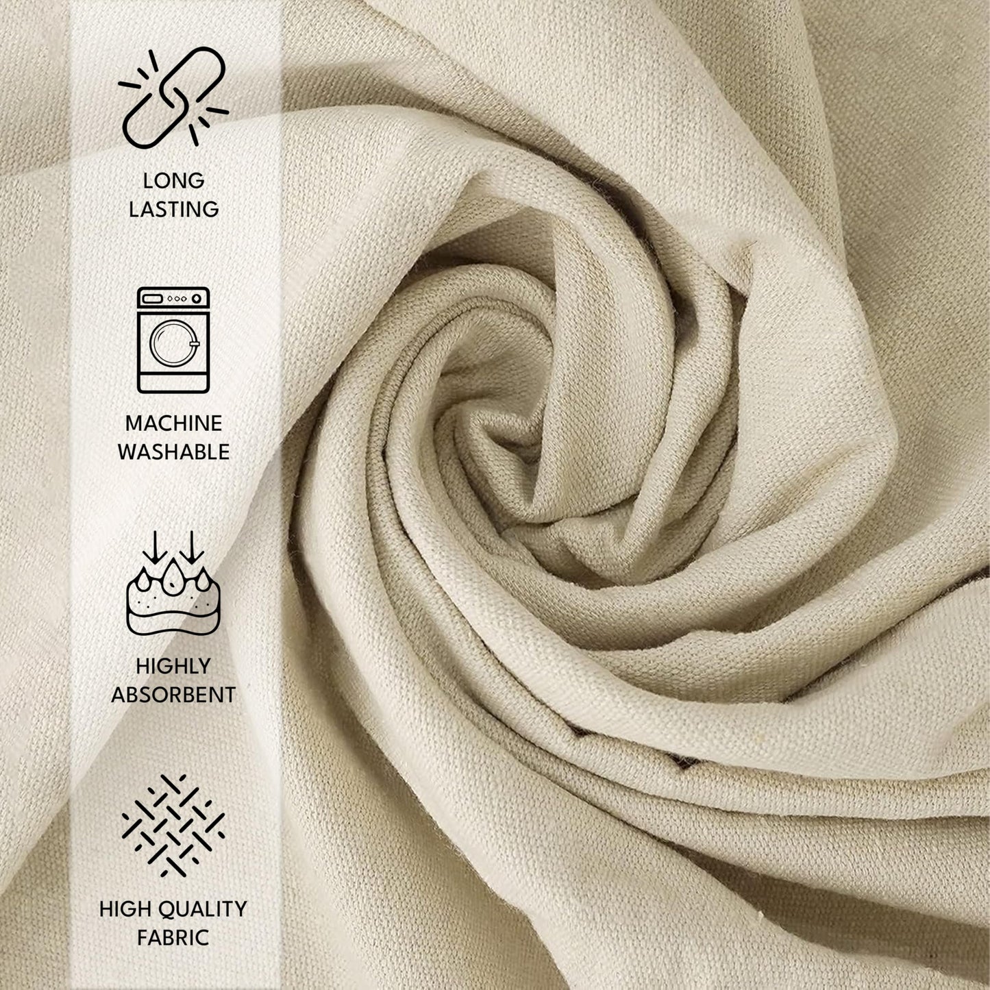 Canvas Drop Cloth for Painting (Size 6 x 9 Feet - Pack of 2) - Pure Cotton Painters Drop Cloth for Painting, Furniture & Floor Protection - All Purpose Thick Canvas tarp with Double Stitched Edges