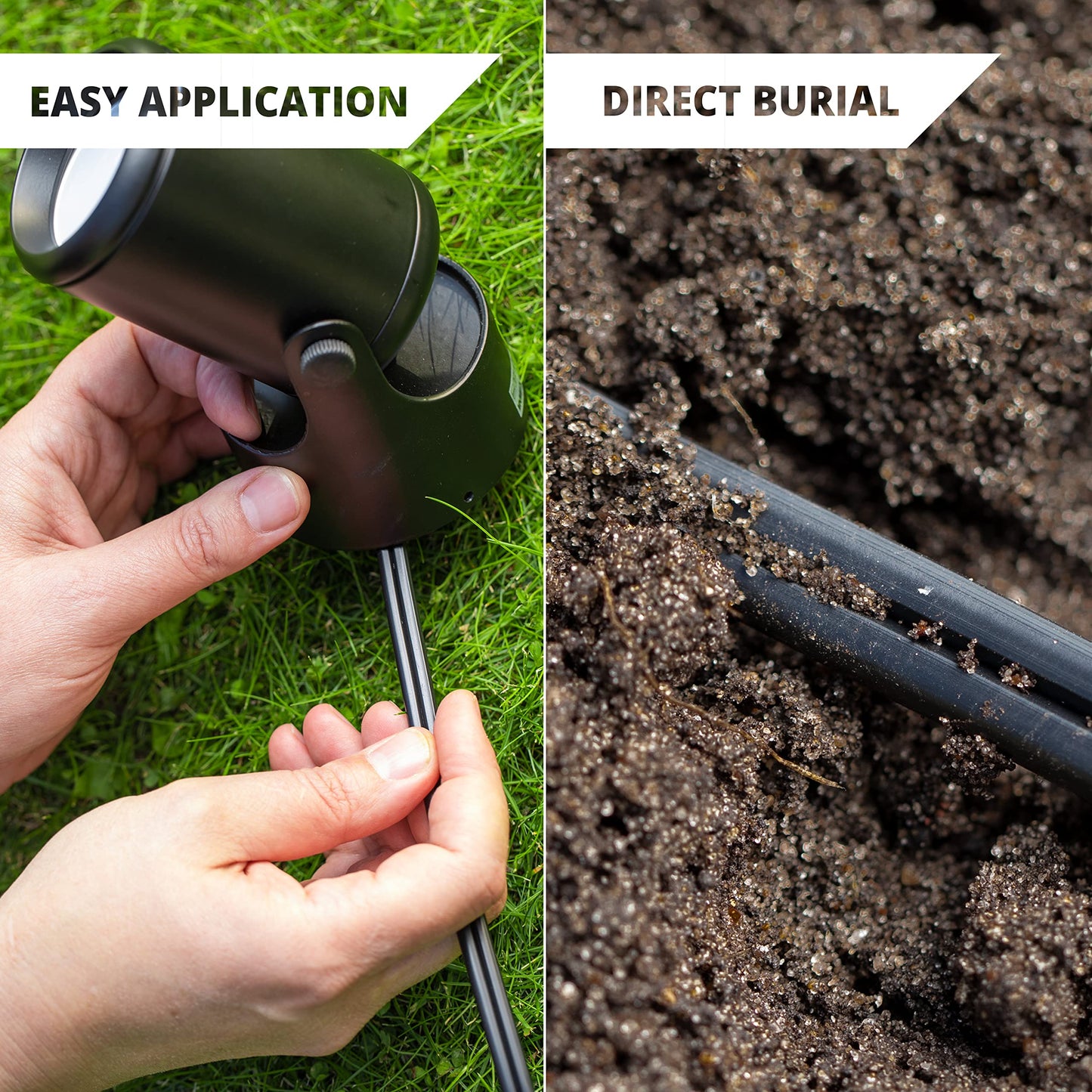 Wirefy 16/2 Low Voltage Landscape Lighting Copper Wire - Outdoor Direct Burial - 16-Gauge 2-Conductor 250 Feet | Landscape Lighting Wire | Low Voltage Wire 16/2 | 16/2 Landscape Wire