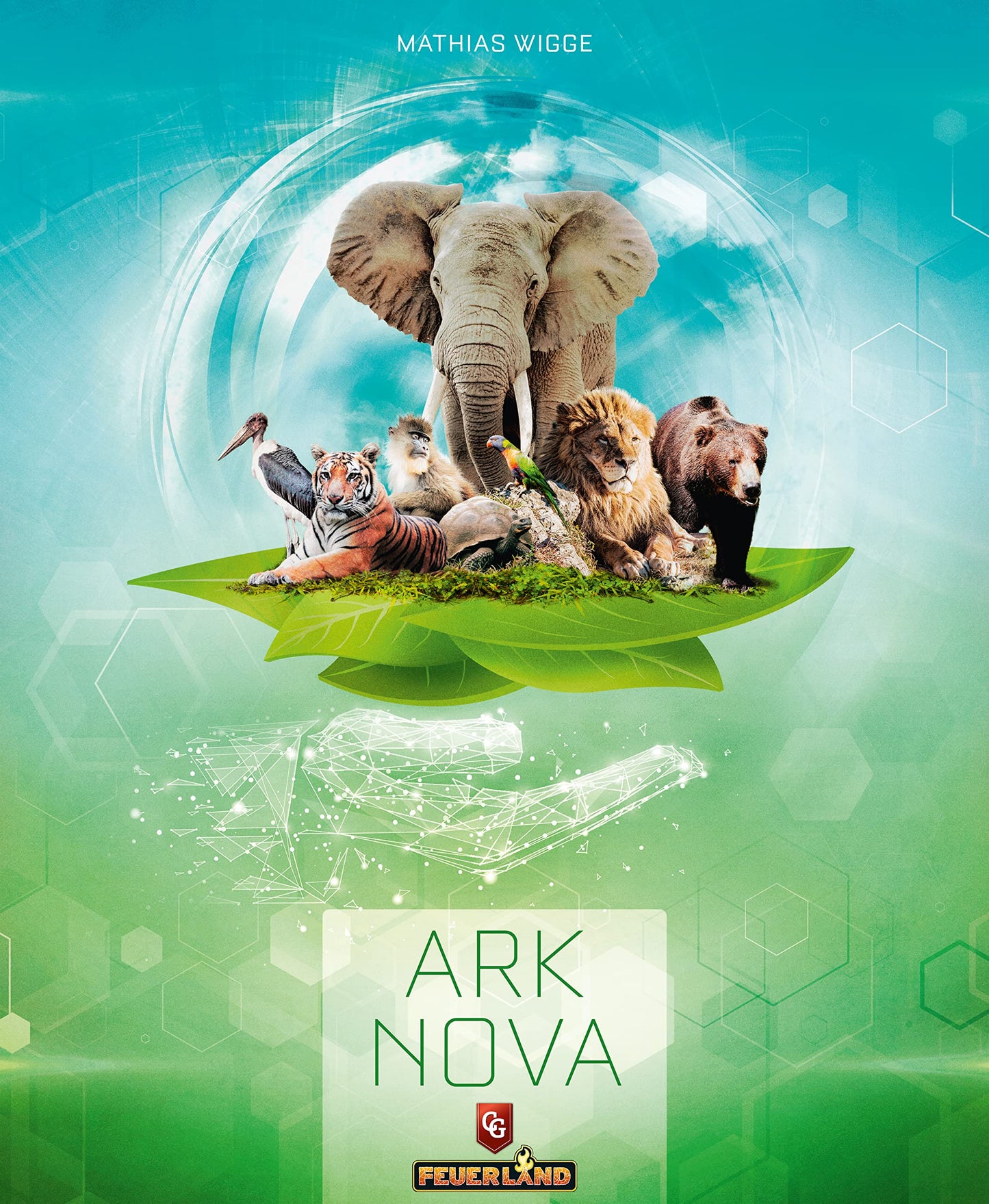 Capstone Games: Ark Nova Card Drafting, Hand Management Strategy Board Game, 1-4 Players, 90 to 150 Minute Game Play