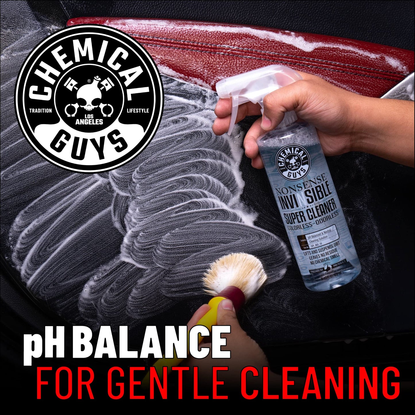 Chemical Guys Nonsense All Surface Cleaner (Works on Vinyl, Rubber, Plastic, Carpet & More) Safe for Home, Garage, Cars, Trucks, SUVs, Motorcycles, RVs & More, 3.79 L