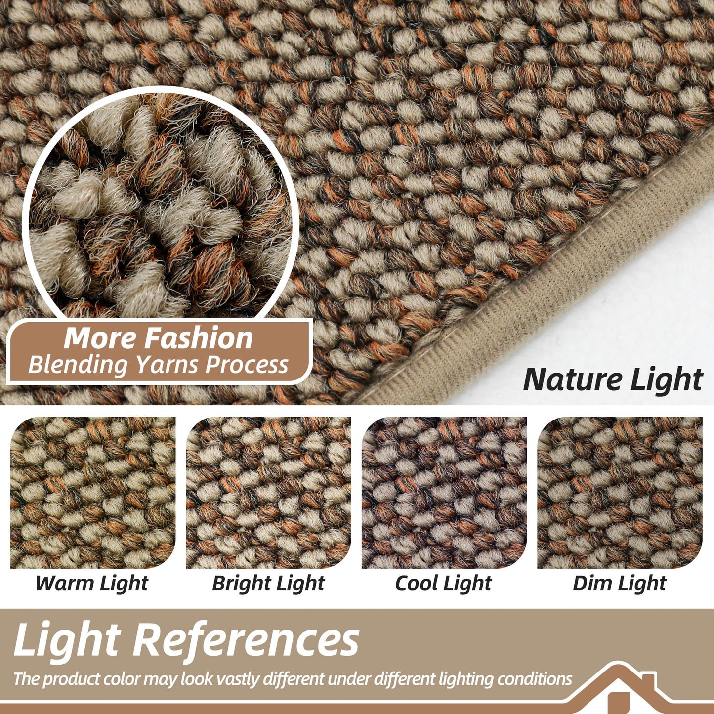 BEQHAUSE Dirt Trapper Door Mat 20" x 32", Non-Slip Washable Doormats Entrance Mat, Dirt Resistant and Absorbent Welcome Mat, Low Profile Floor Mats for Front Back Door and Entryway, Taupe