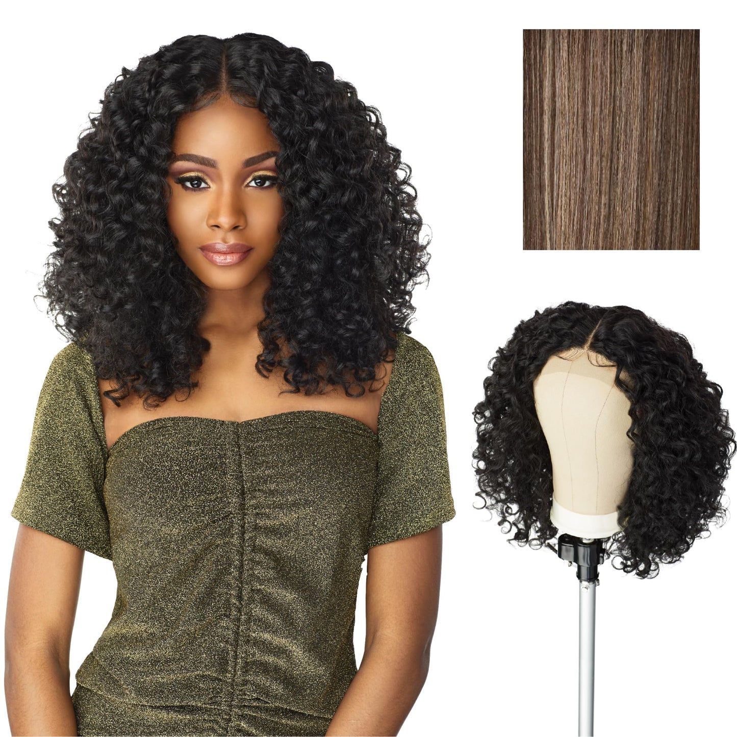 Sensationnel Synthetic HD Lace Front Wig - BUTTA UNIT 5 (FLAMBOYAGEMOCHA)