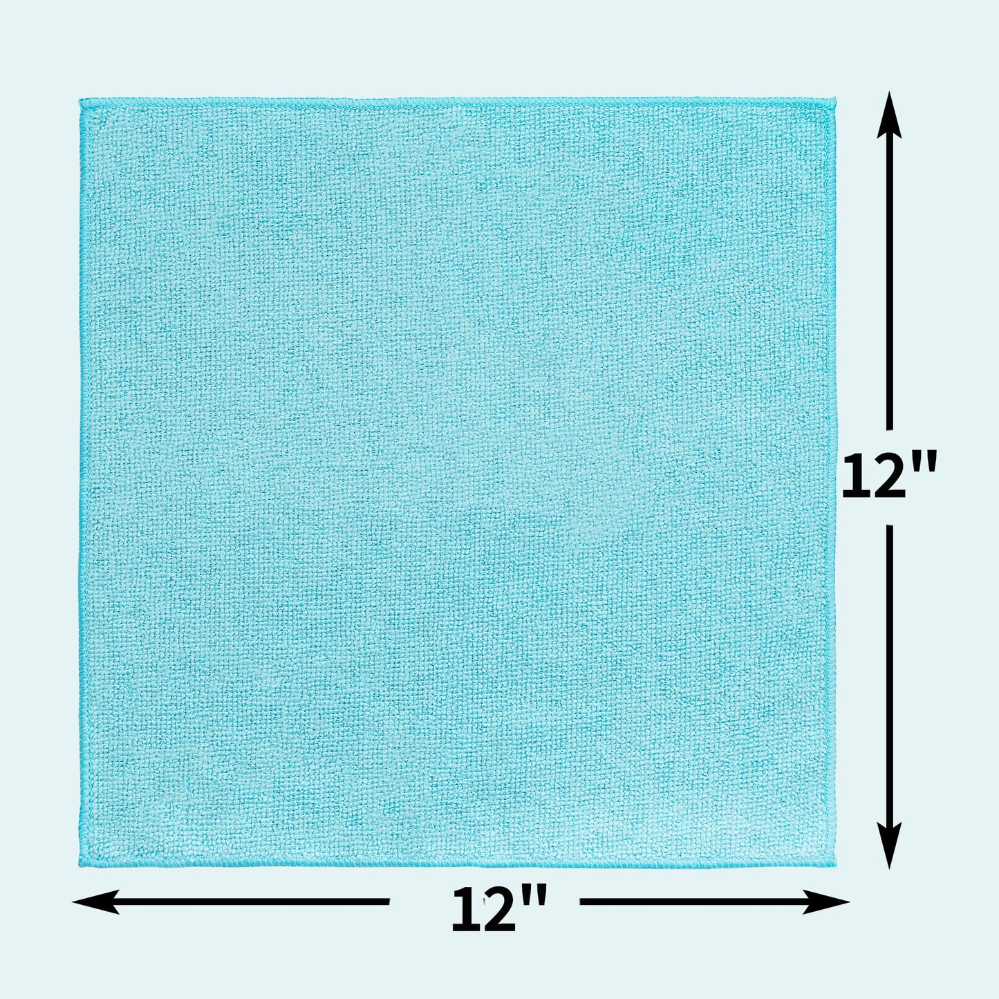 HOMERHYME Microfiber Cleaning Cloth - 60 Pack Cleaning Towels, 12" x 12" Dish Cloths, Lint Free Rag, Non-Abrasive Dusting Cloth, Washable and Reusable, Wash Cloth Towel for Kitchen, Car, House, Office